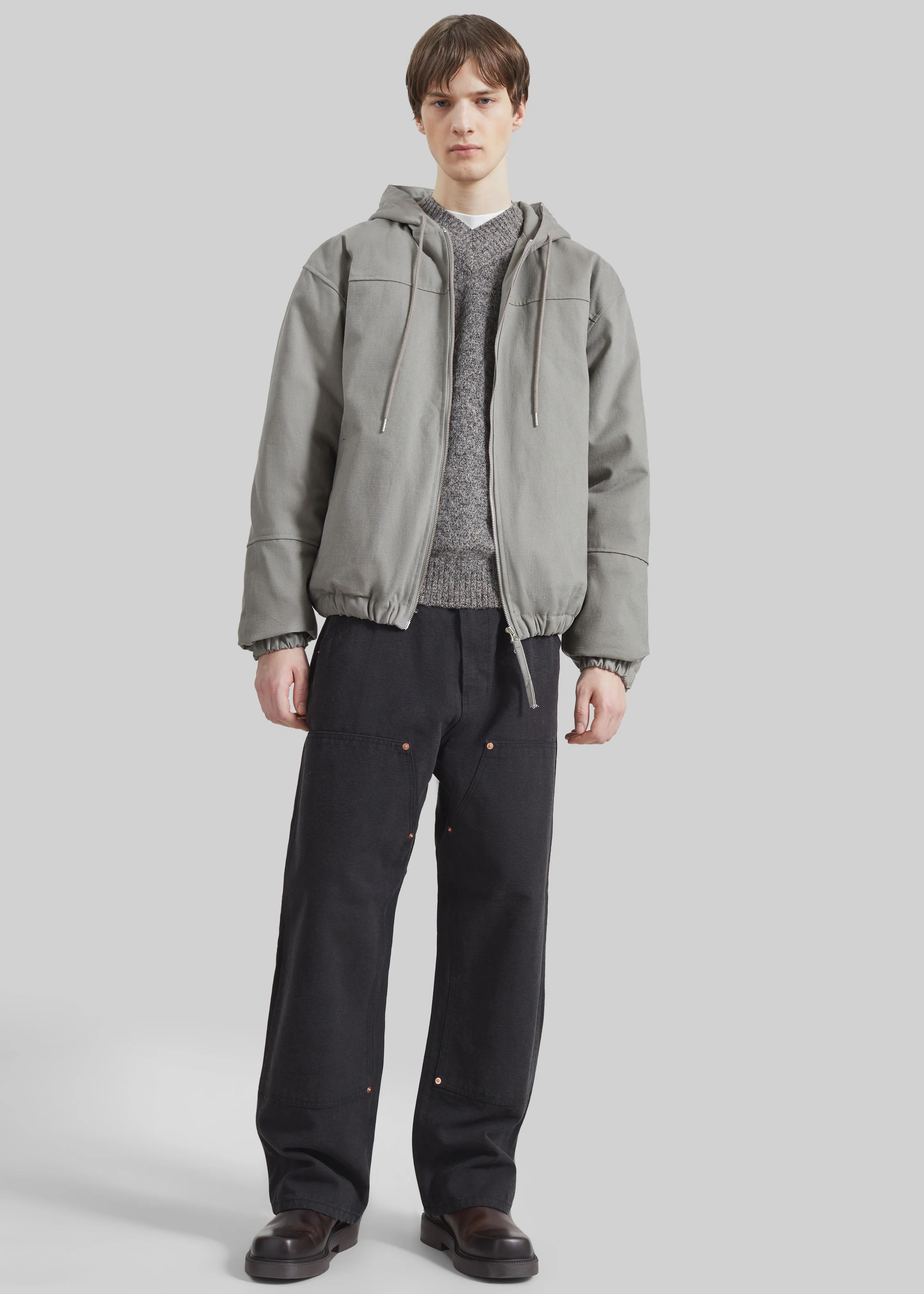 Molkom Padded Jacket - Taupe - Image 8