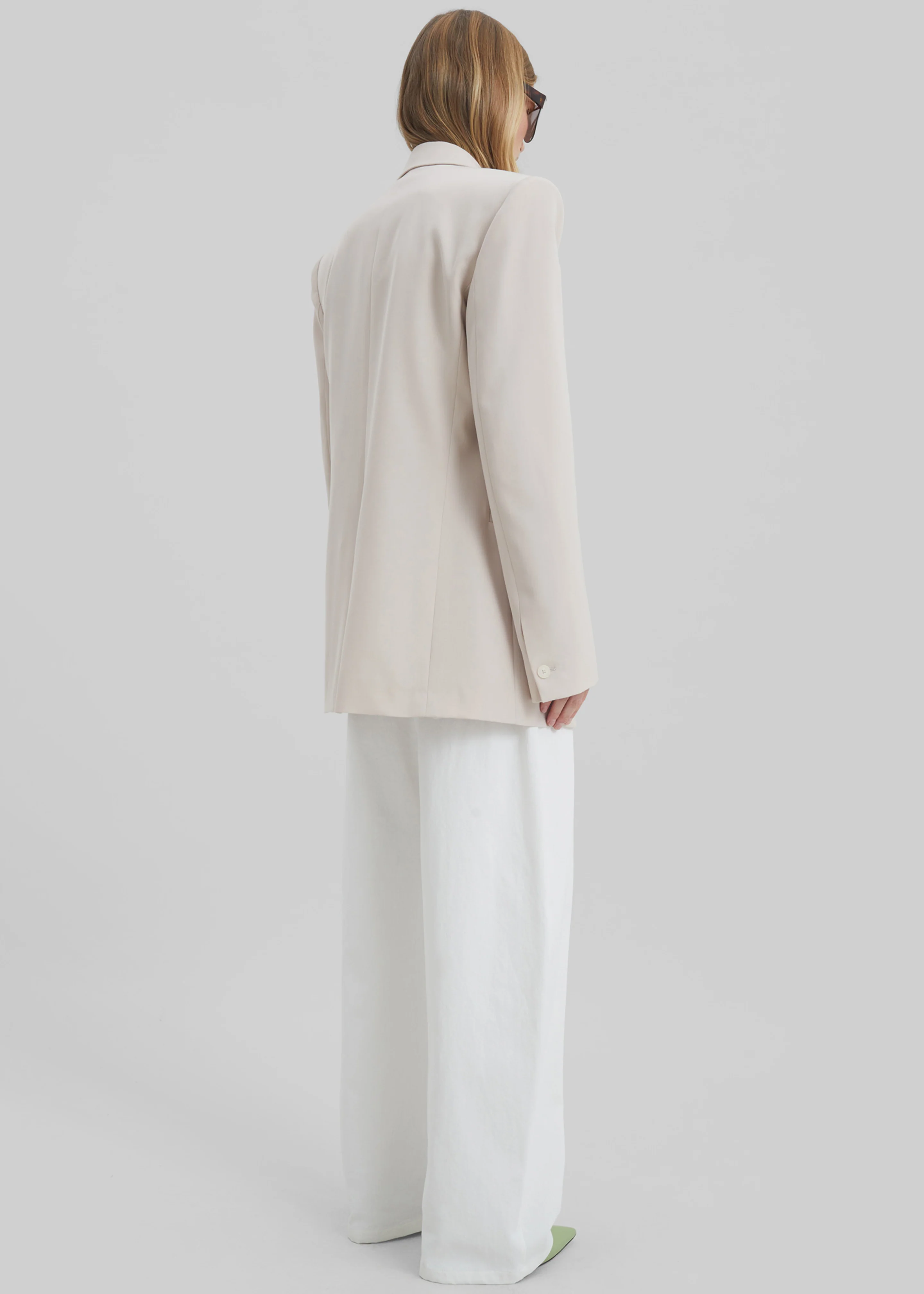 Monterey Structured Blazer - Faded Pink - Image 12