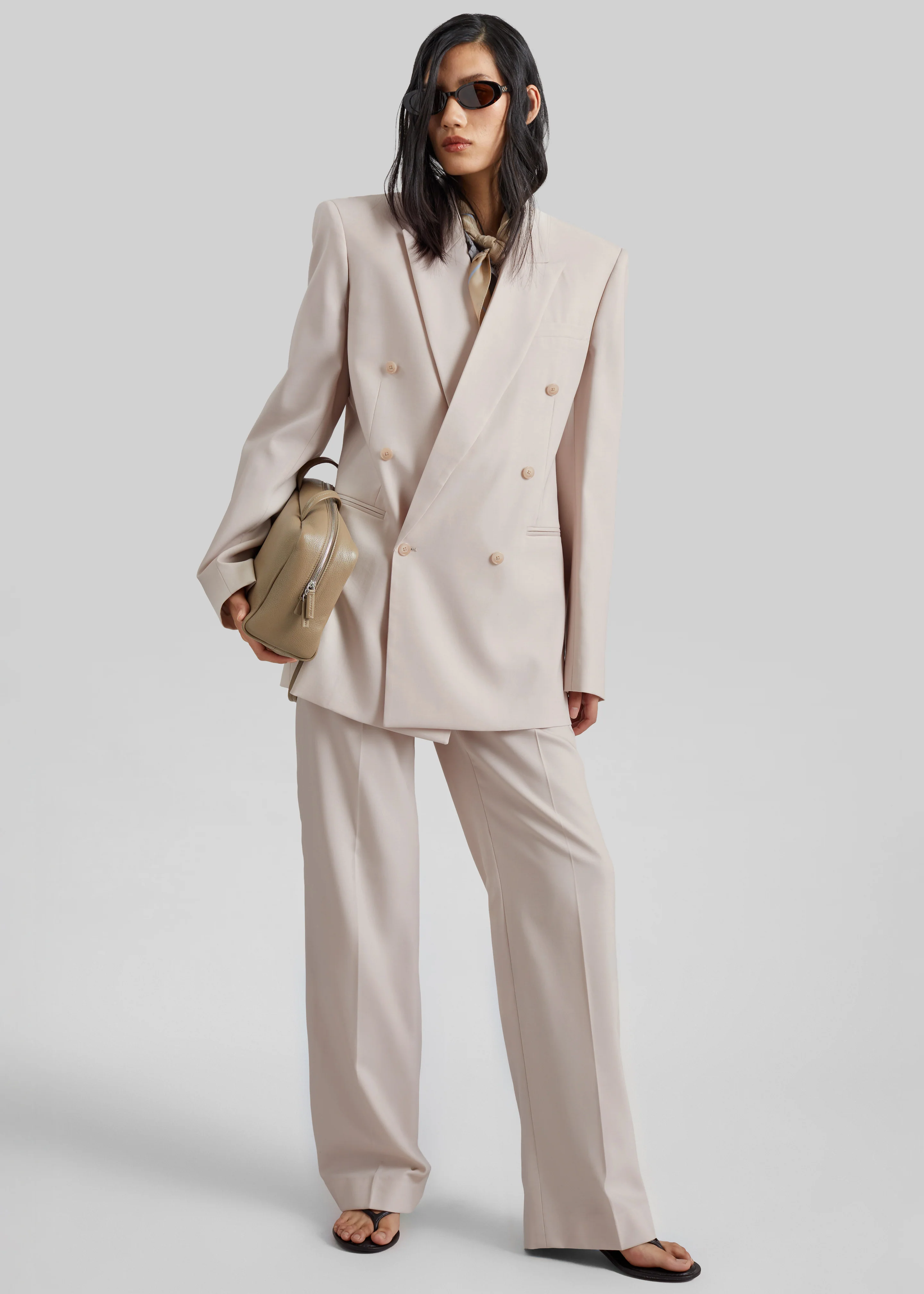 Monterey Structured Blazer - Faded Pink - Image 3