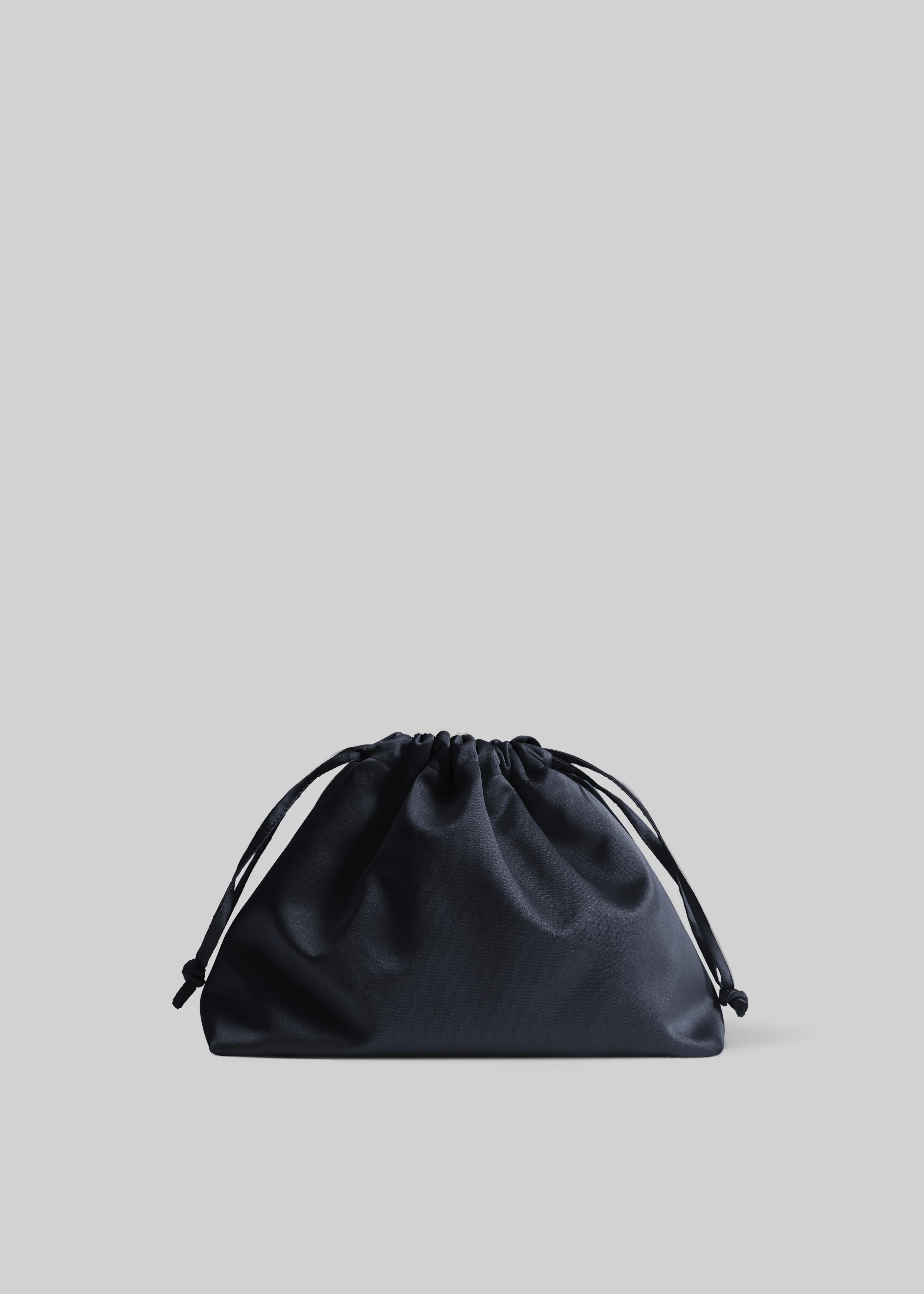 Morgan Satin Small Pouch - Black - Image 2