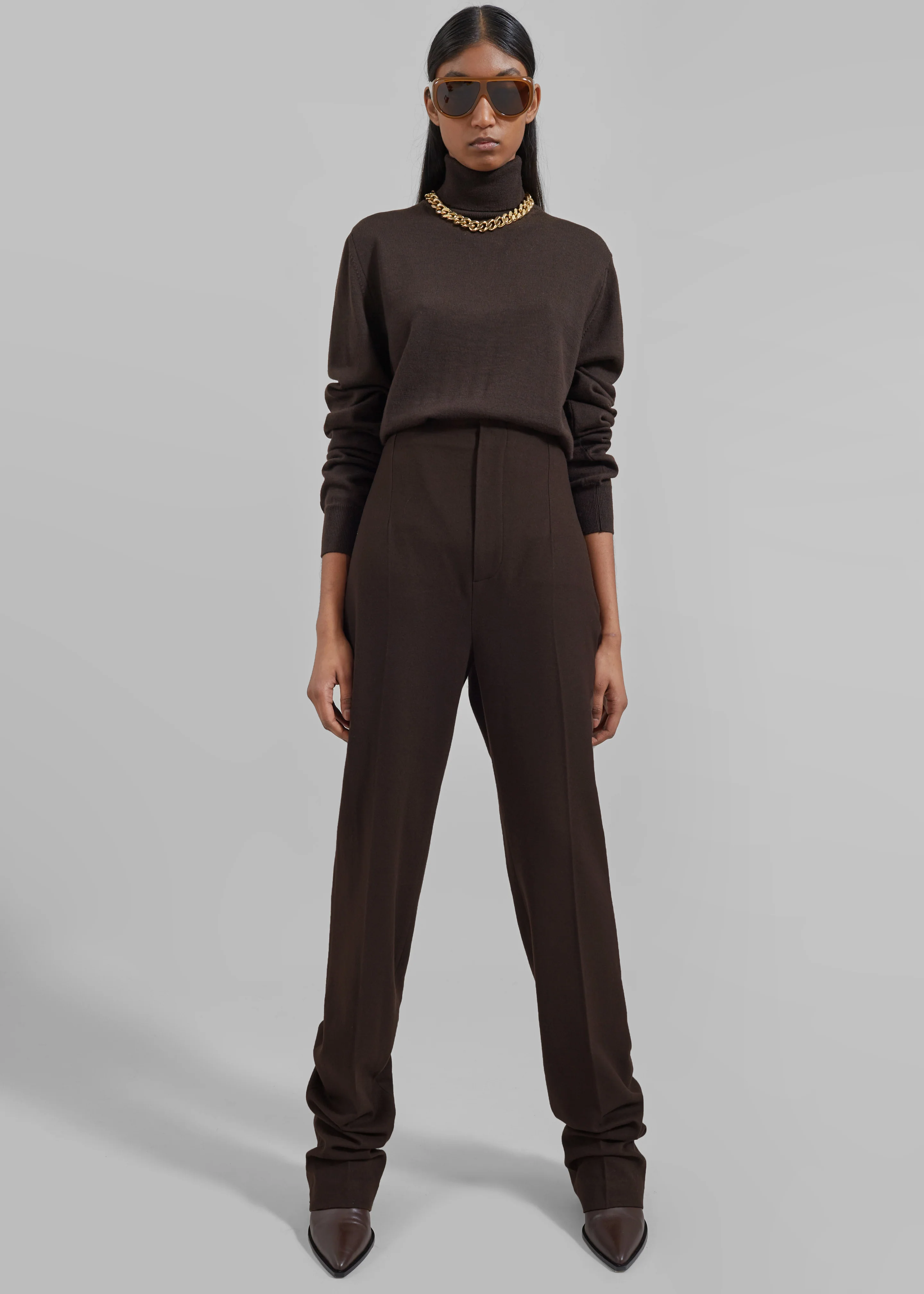 Morrison Long Trousers - Brown - Image 7