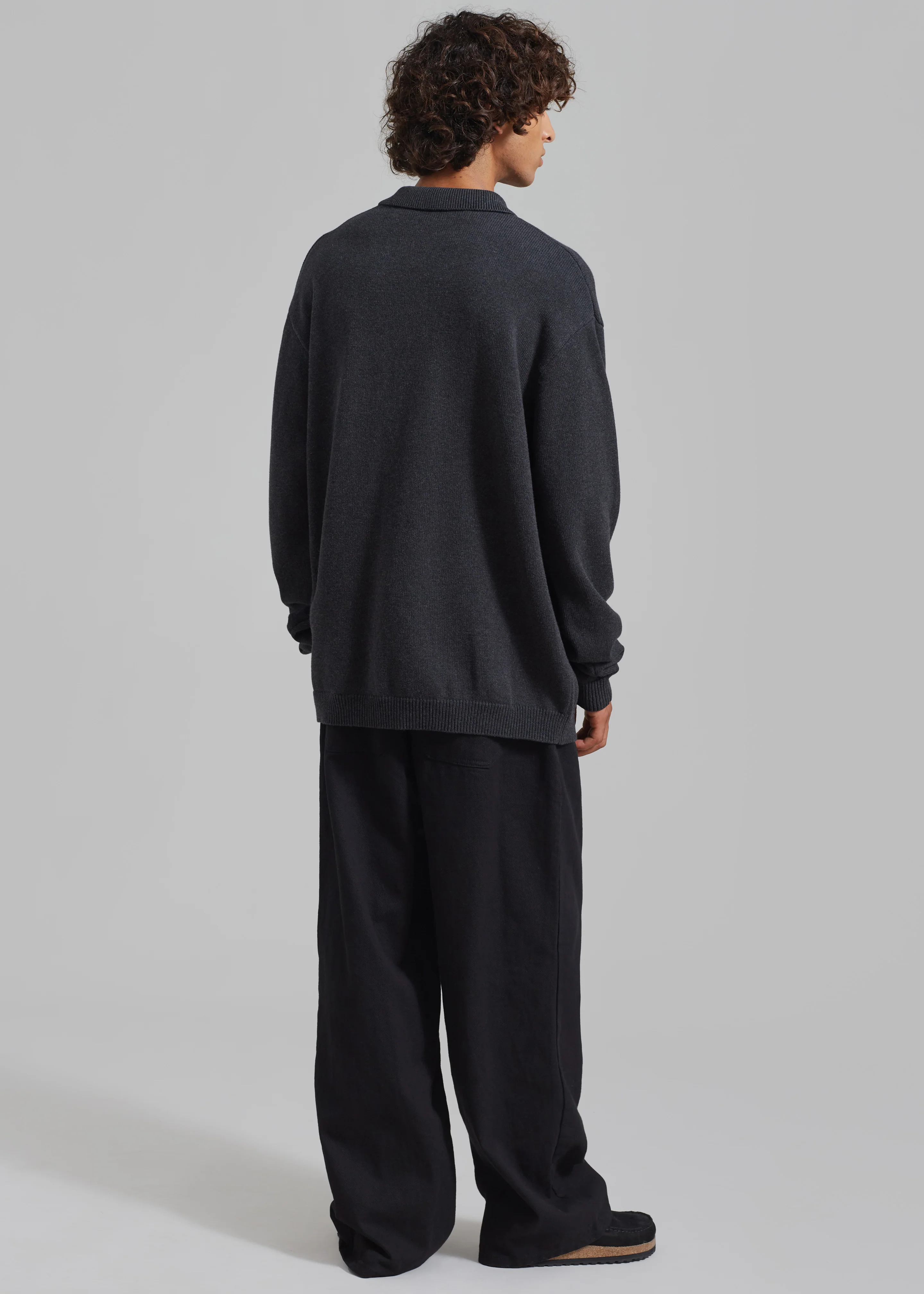 Myles Cardigan - Charcoal - Image 5