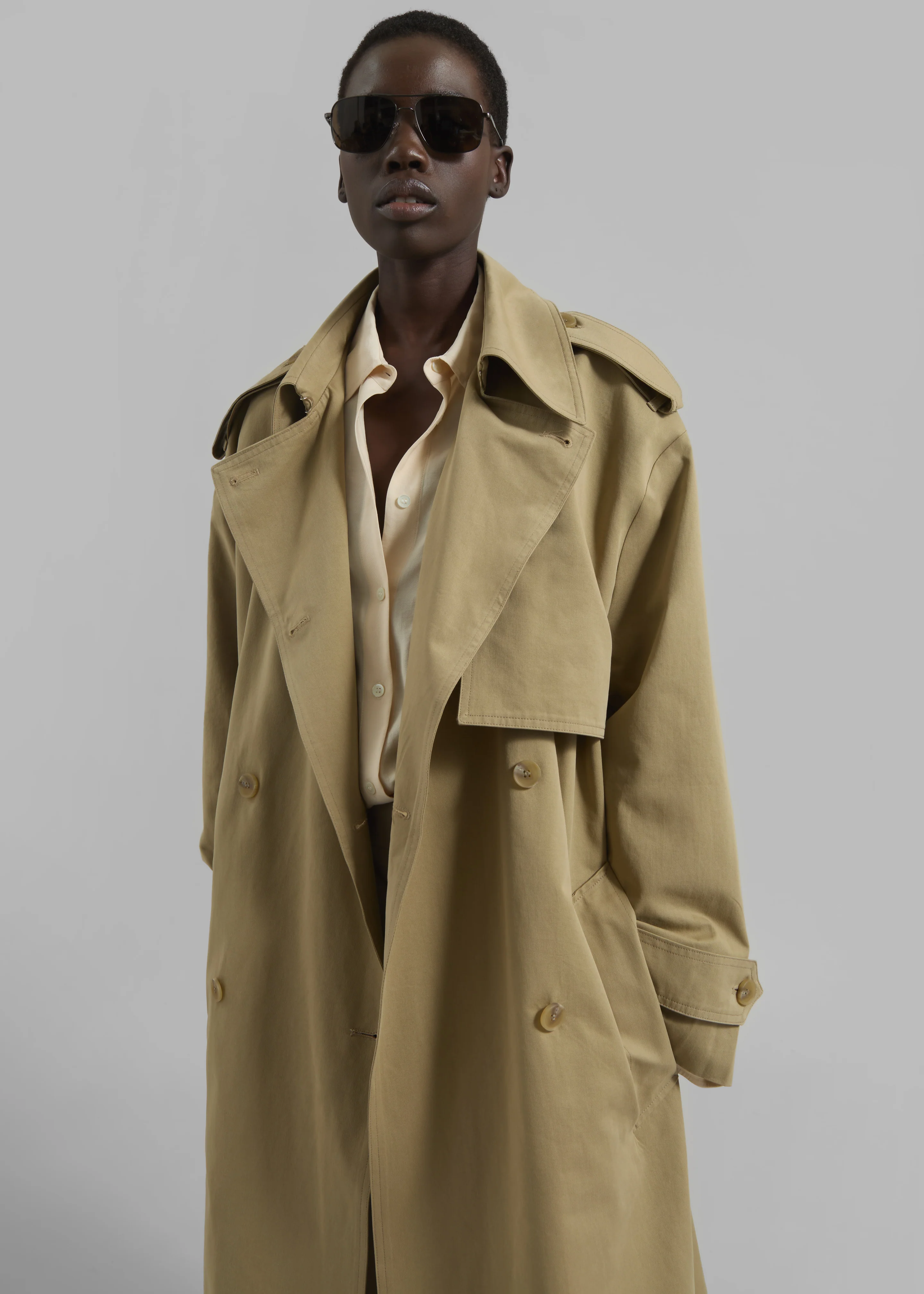 Nabesna Trench Coat - Beige - Image 2