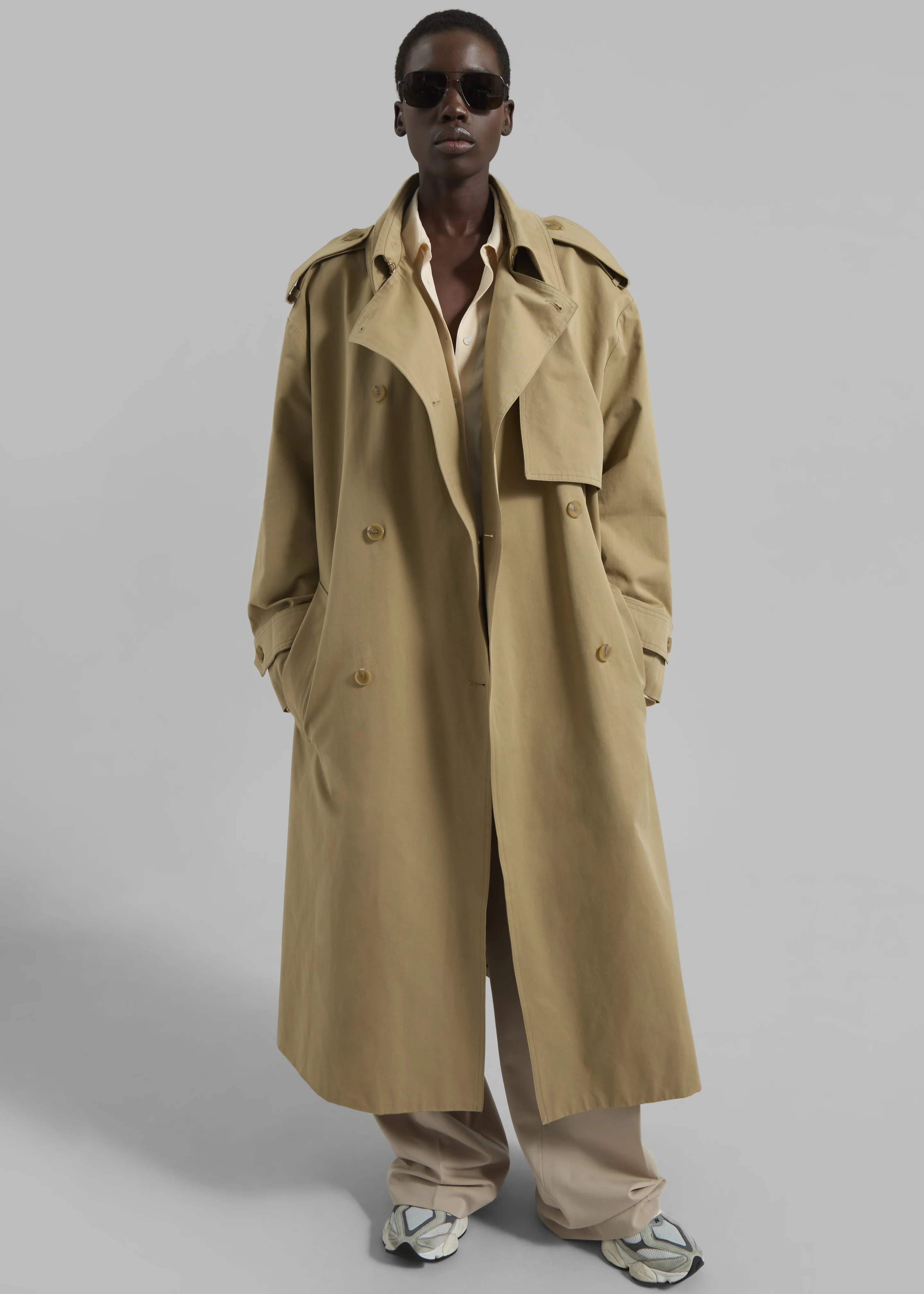 Nabesna Trench Coat - Beige - Image 6