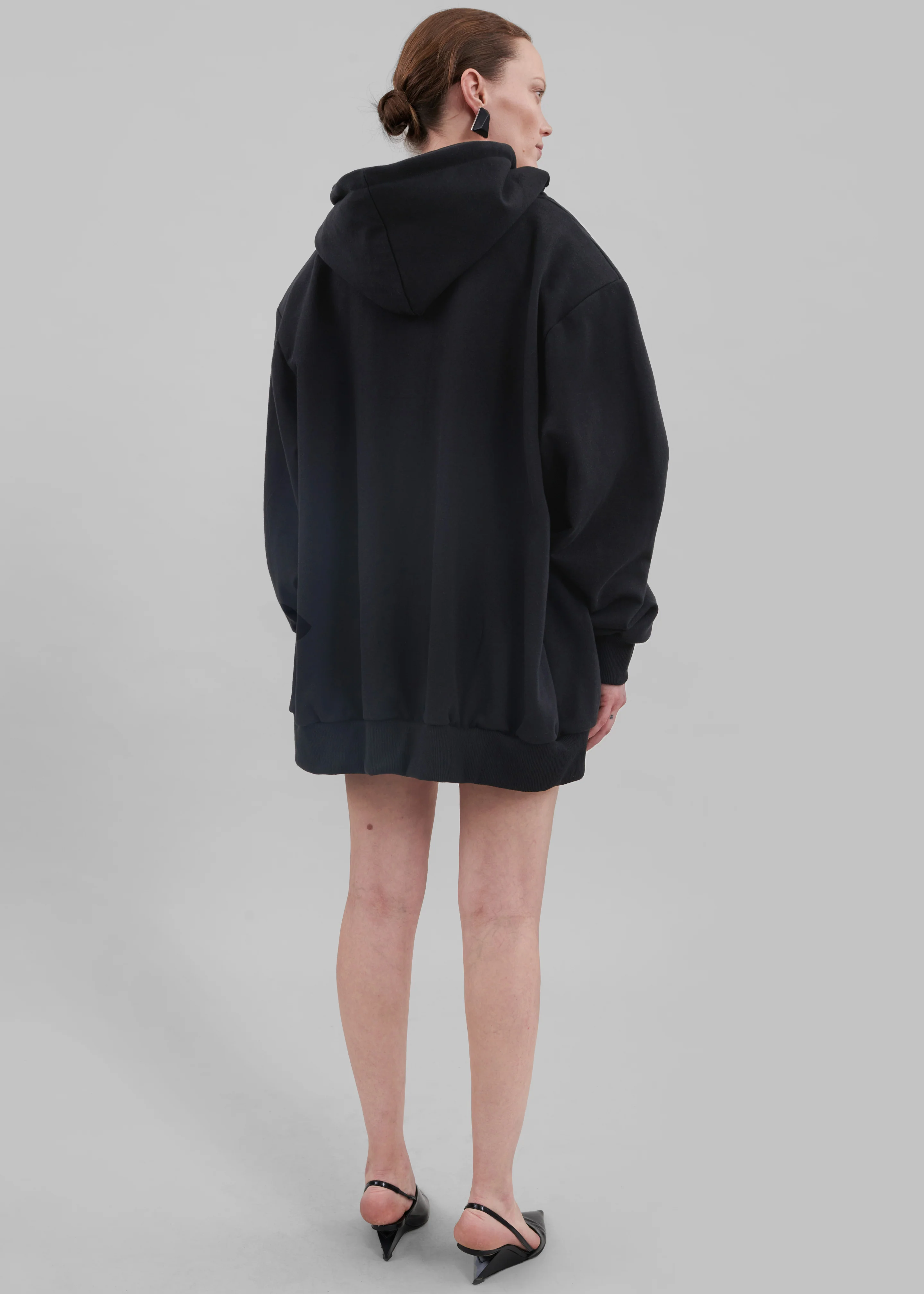 Nami Zip Up Hoodie - Black - Image 8