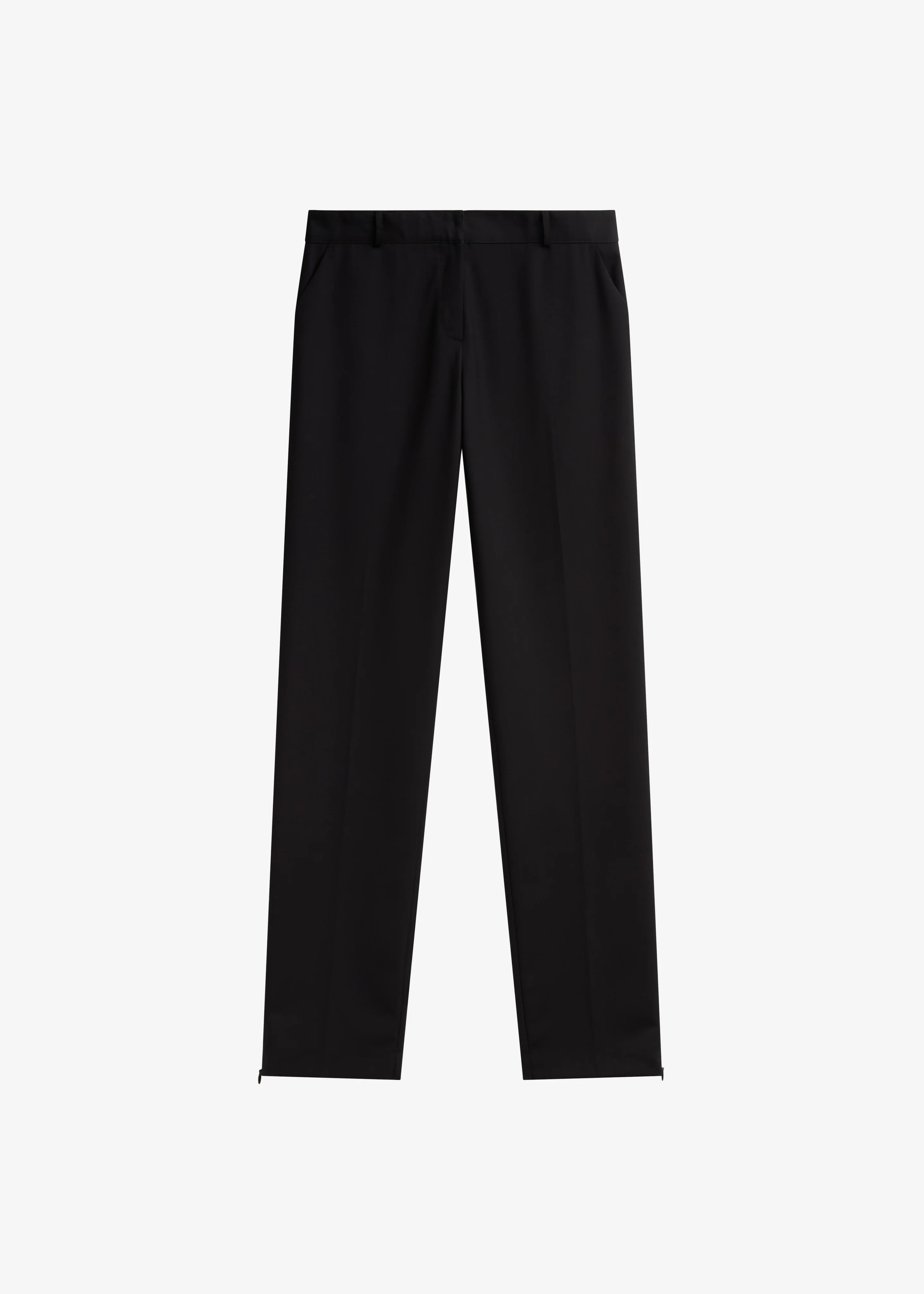 Nantes Straight Trousers - Black - Image 9