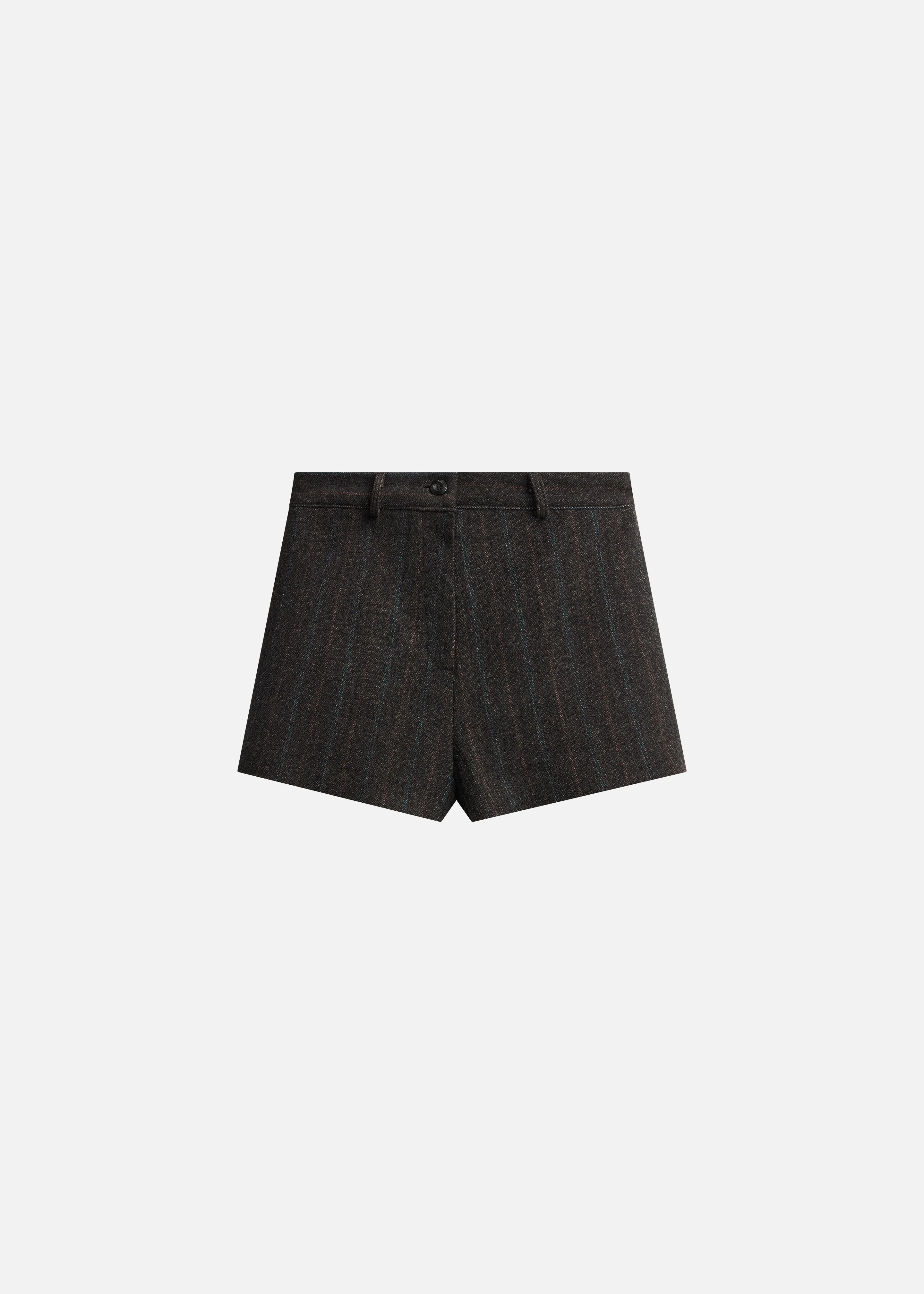 Natick Hot Pants - Charcoal Multi Stripe - Image 10