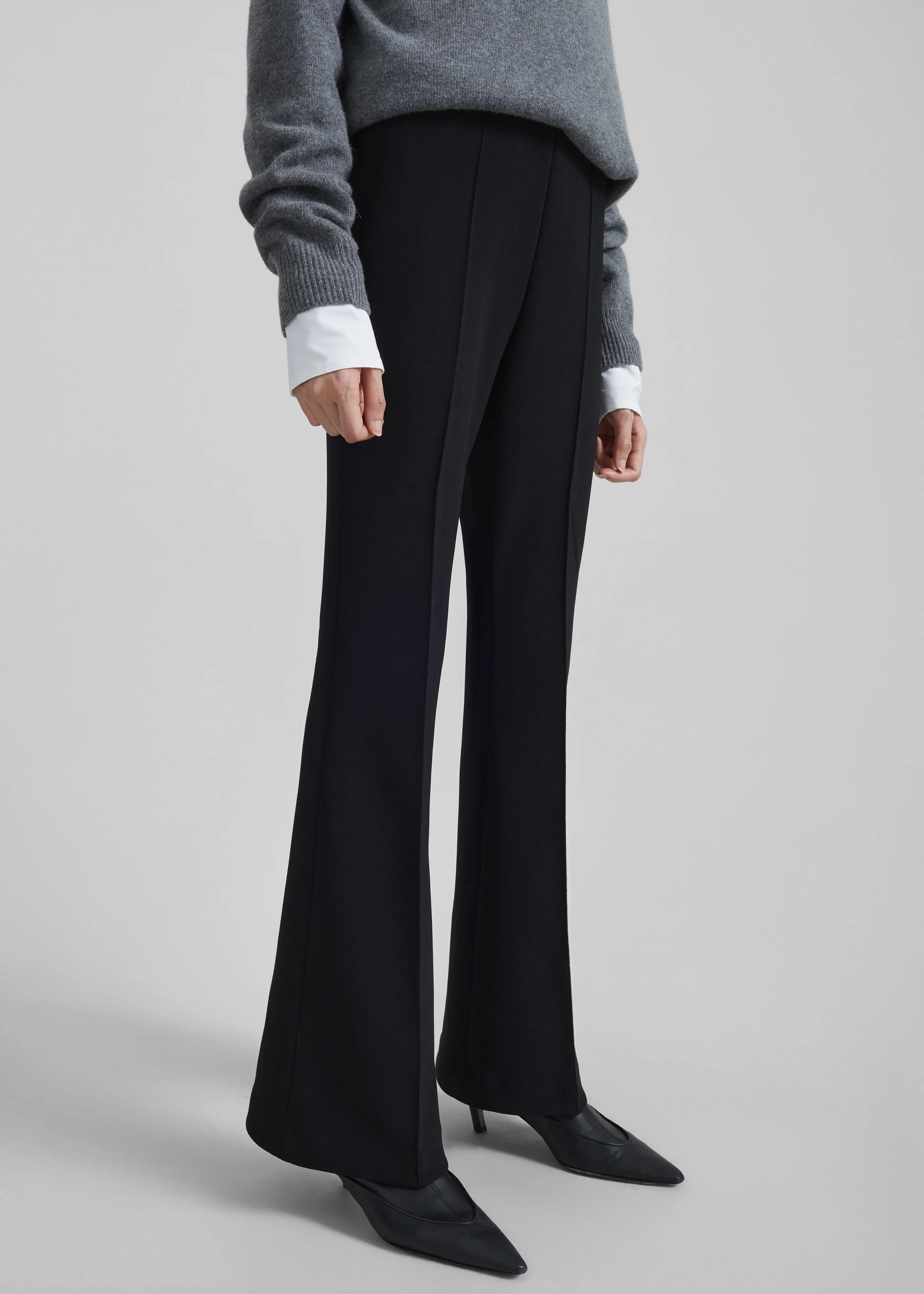 Nibelle Bootcut Pants - Black - Image 2