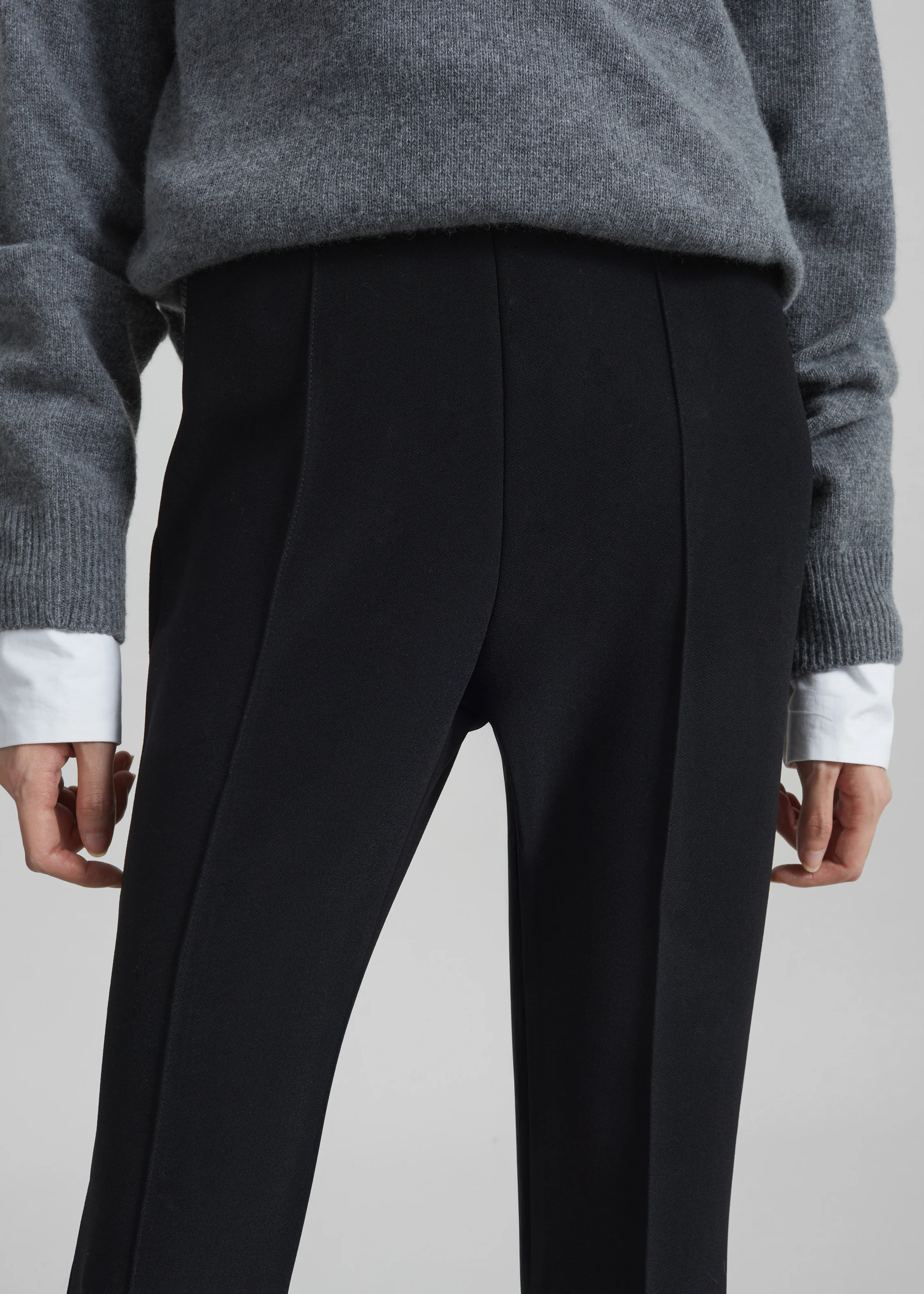 Nibelle Bootcut Pants - Black - Image 5