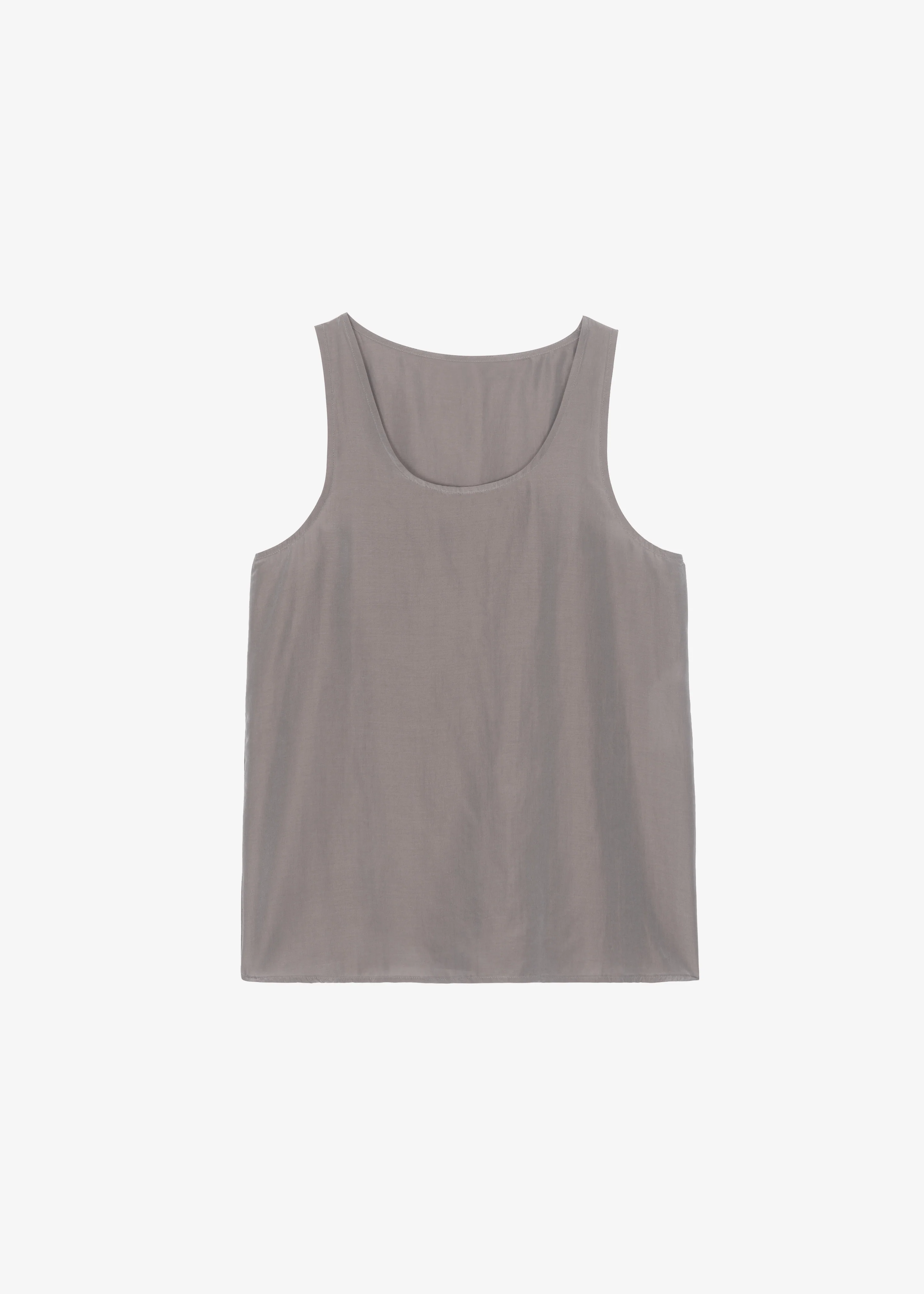 Nivee Lustrous Boxy Tank - Dark Taupe - Image 10