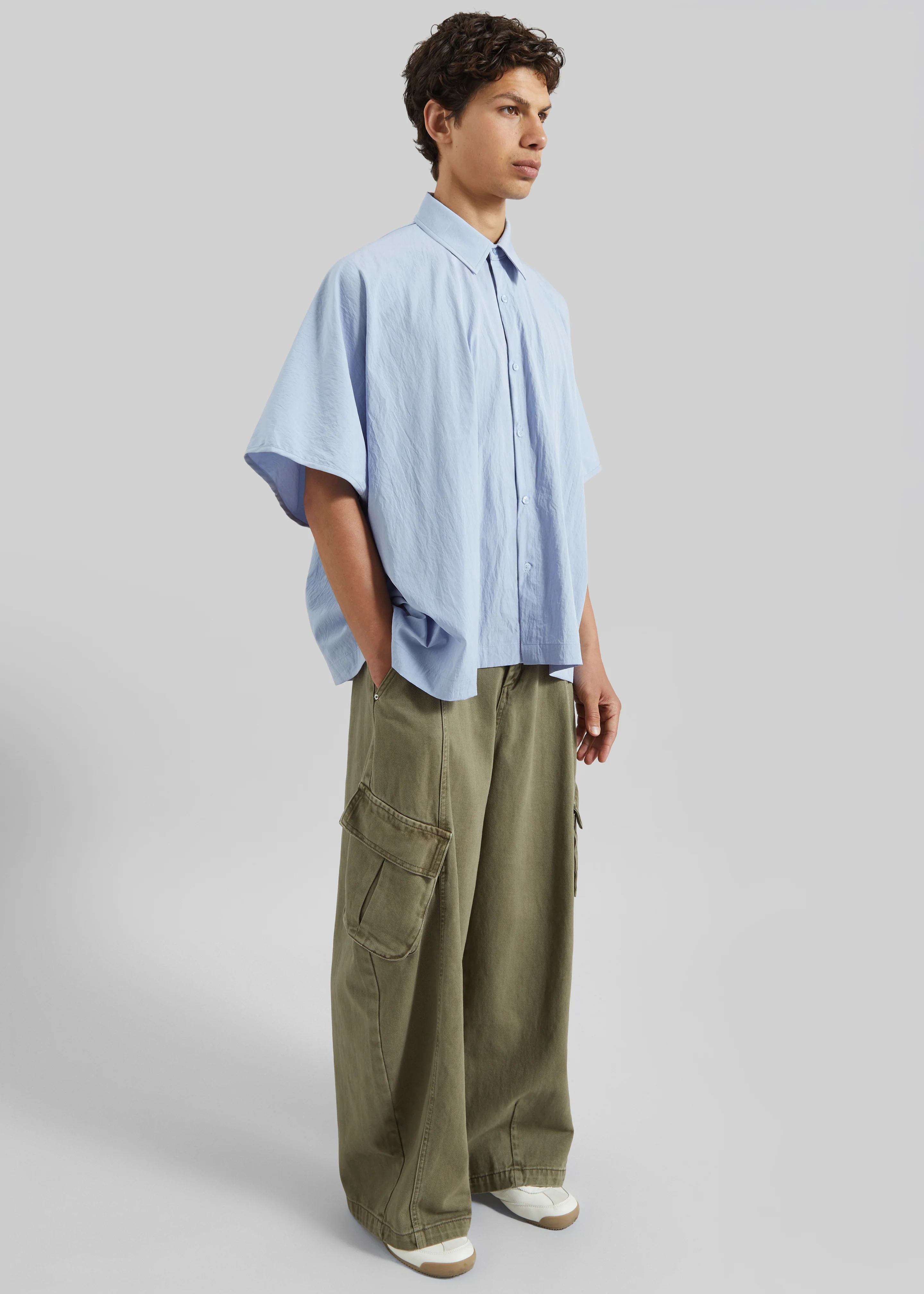 Nordwood Dolman Sleeve Shirt - Sky Blue - Image 2
