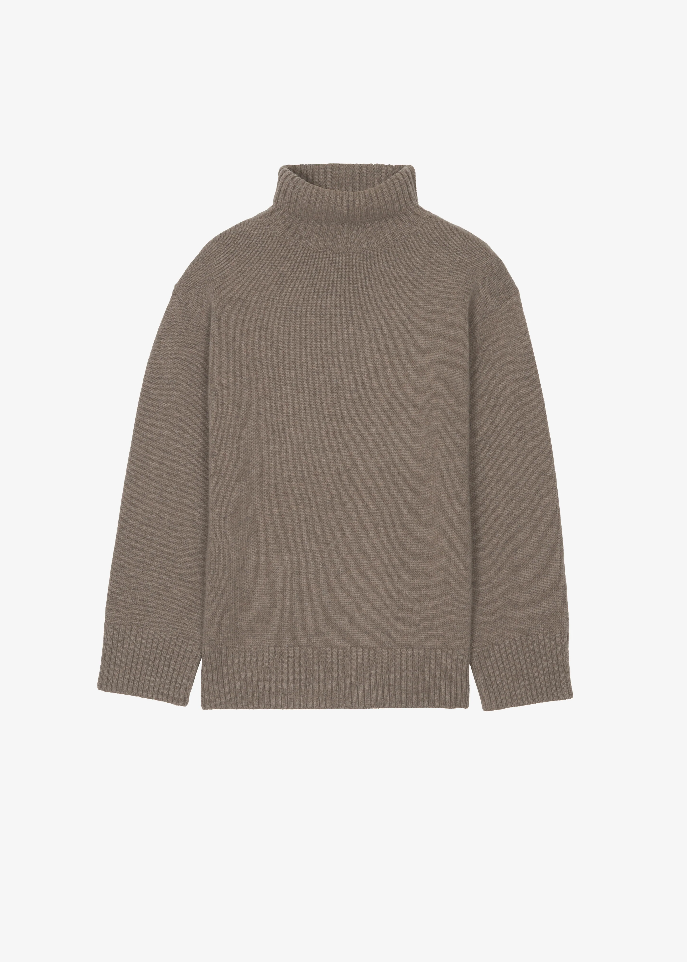 Odense Turtleneck Sweater - Brown - Image 11
