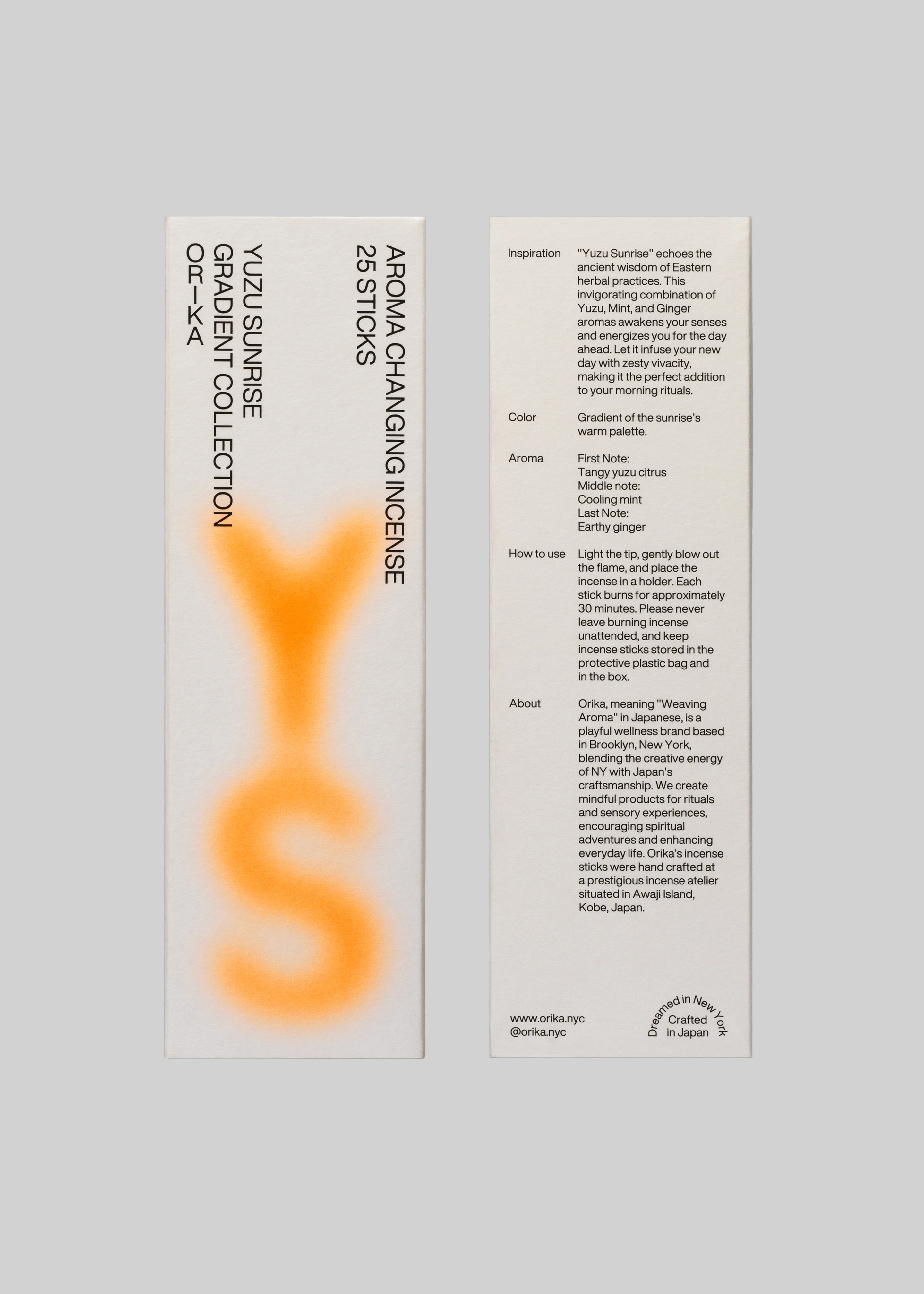 Orika Incense - Yuzu Sunrise - Image 2