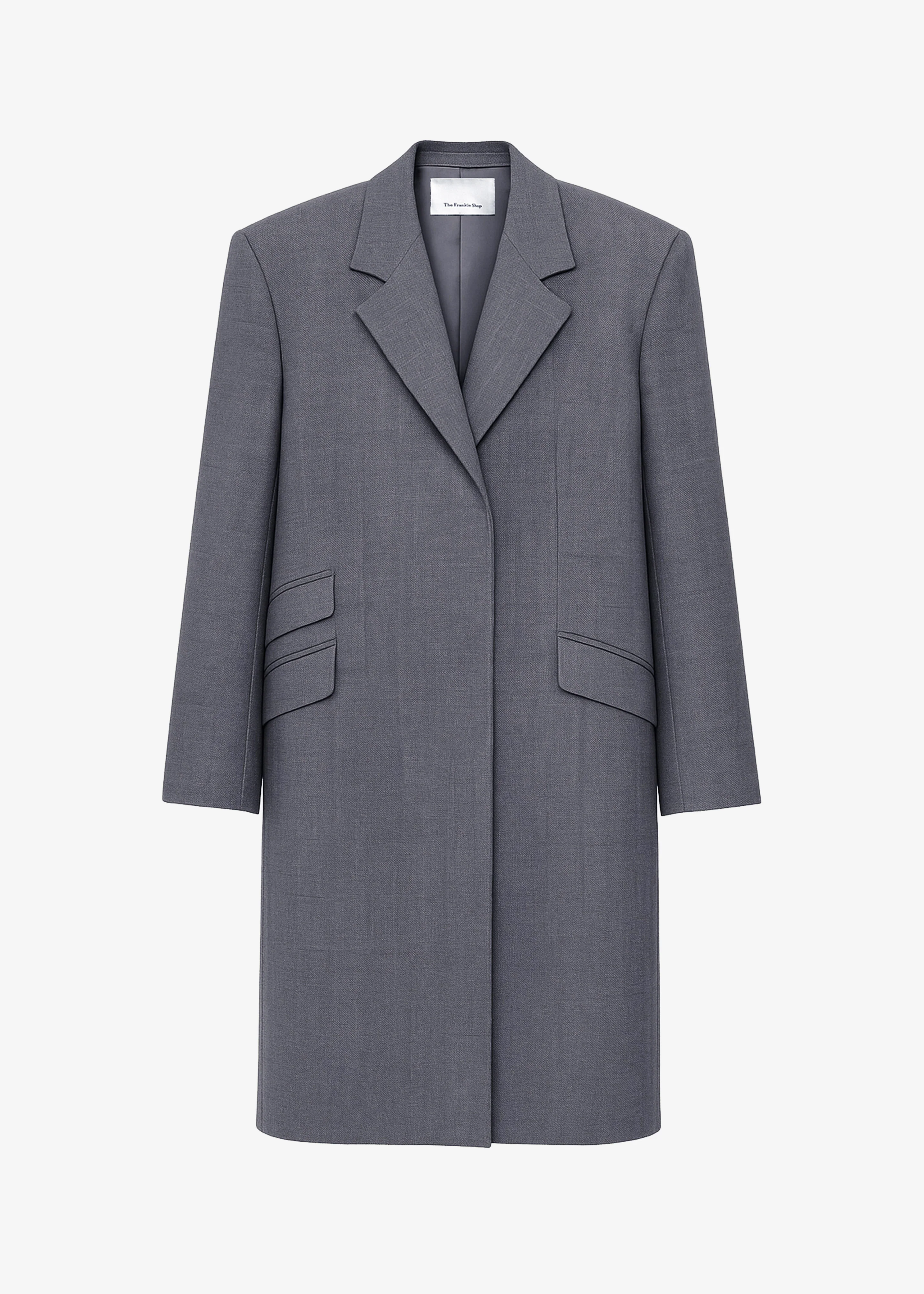 Orsta Wool Coat - Grey - Image 8