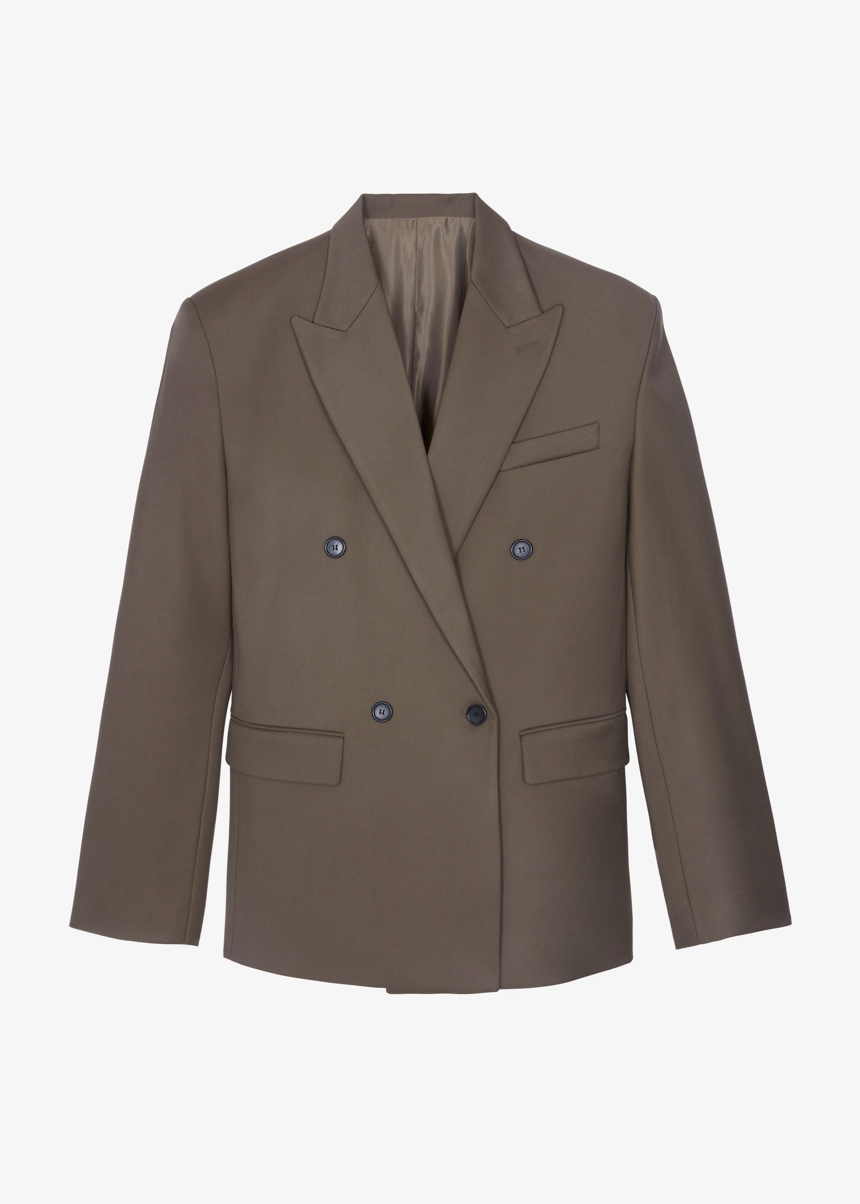 Pallen Double Breasted Blazer - Brown - Image 19