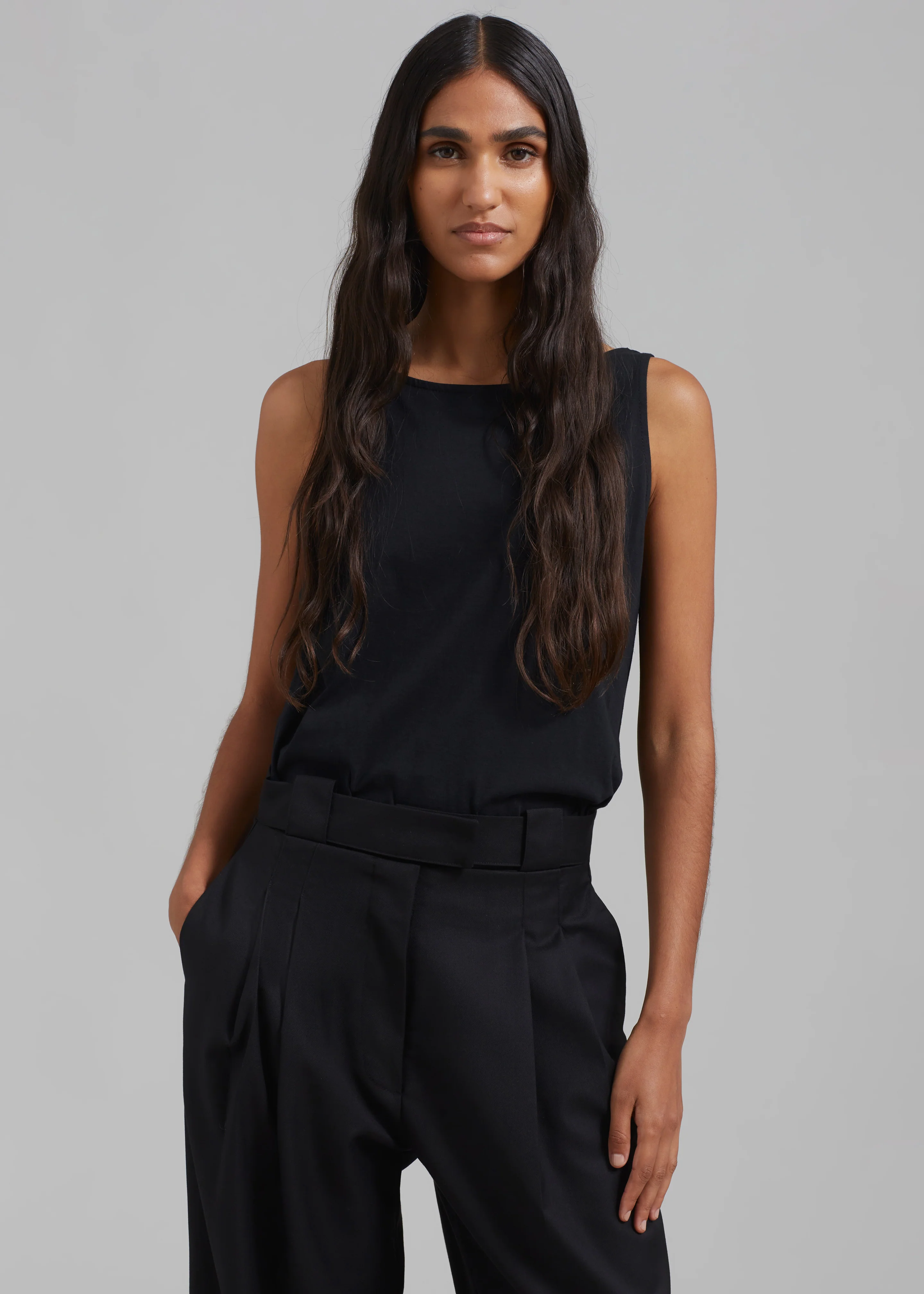 Penelope Tank Top - Black - Image 2