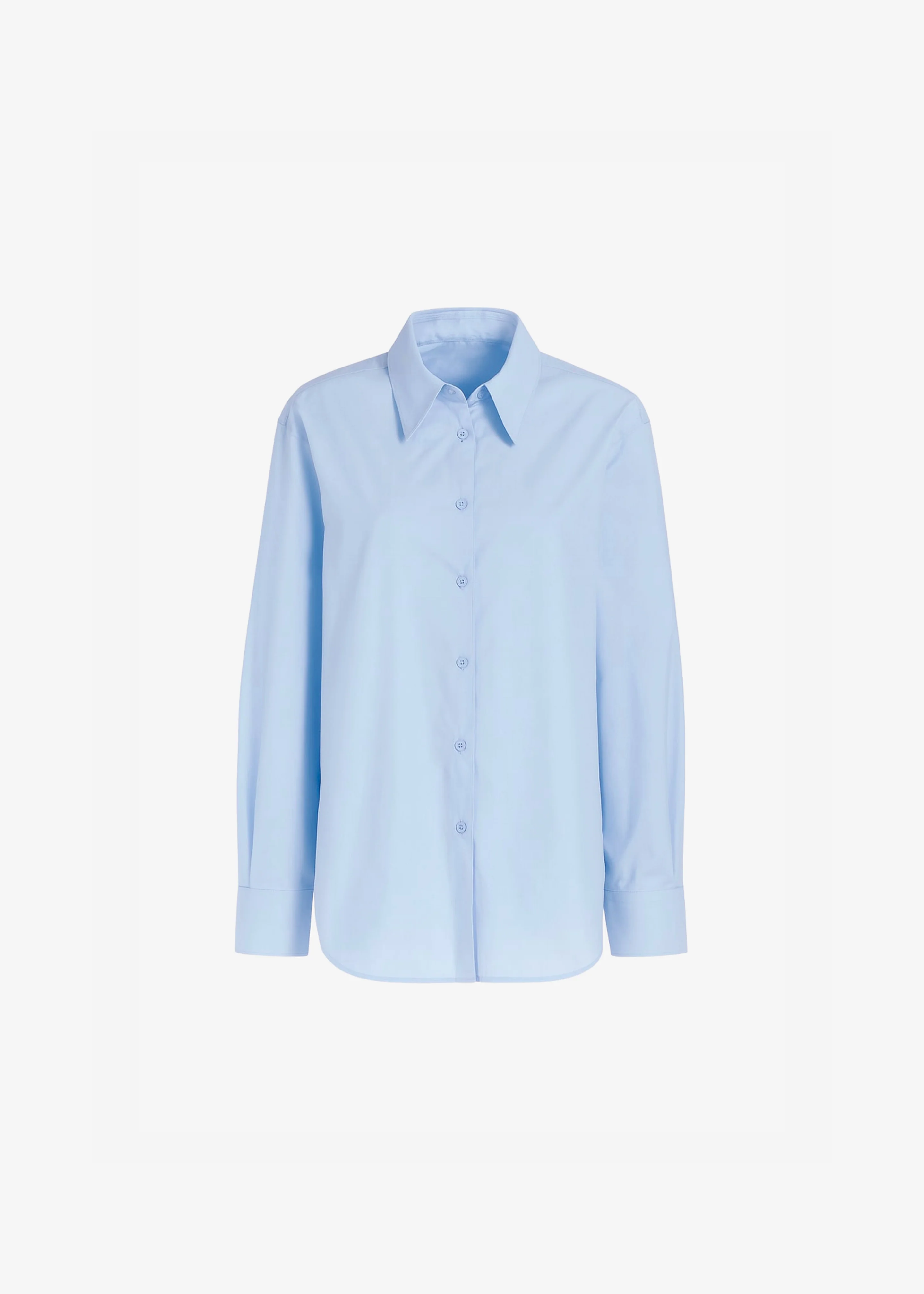 Peri Cotton Shirt - Light Blue - Image 8