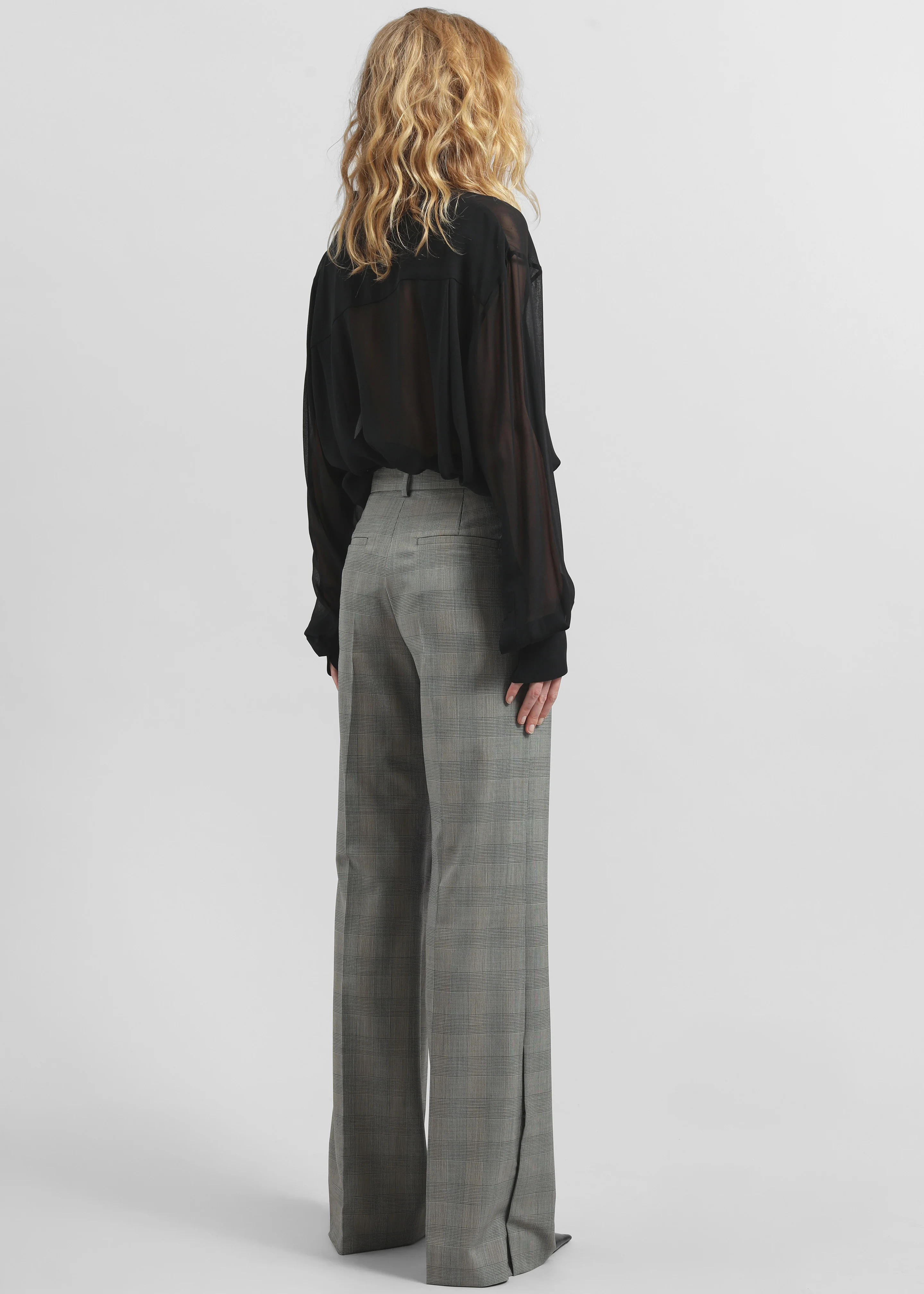Peri Georgette Shirt - Black - Image 10