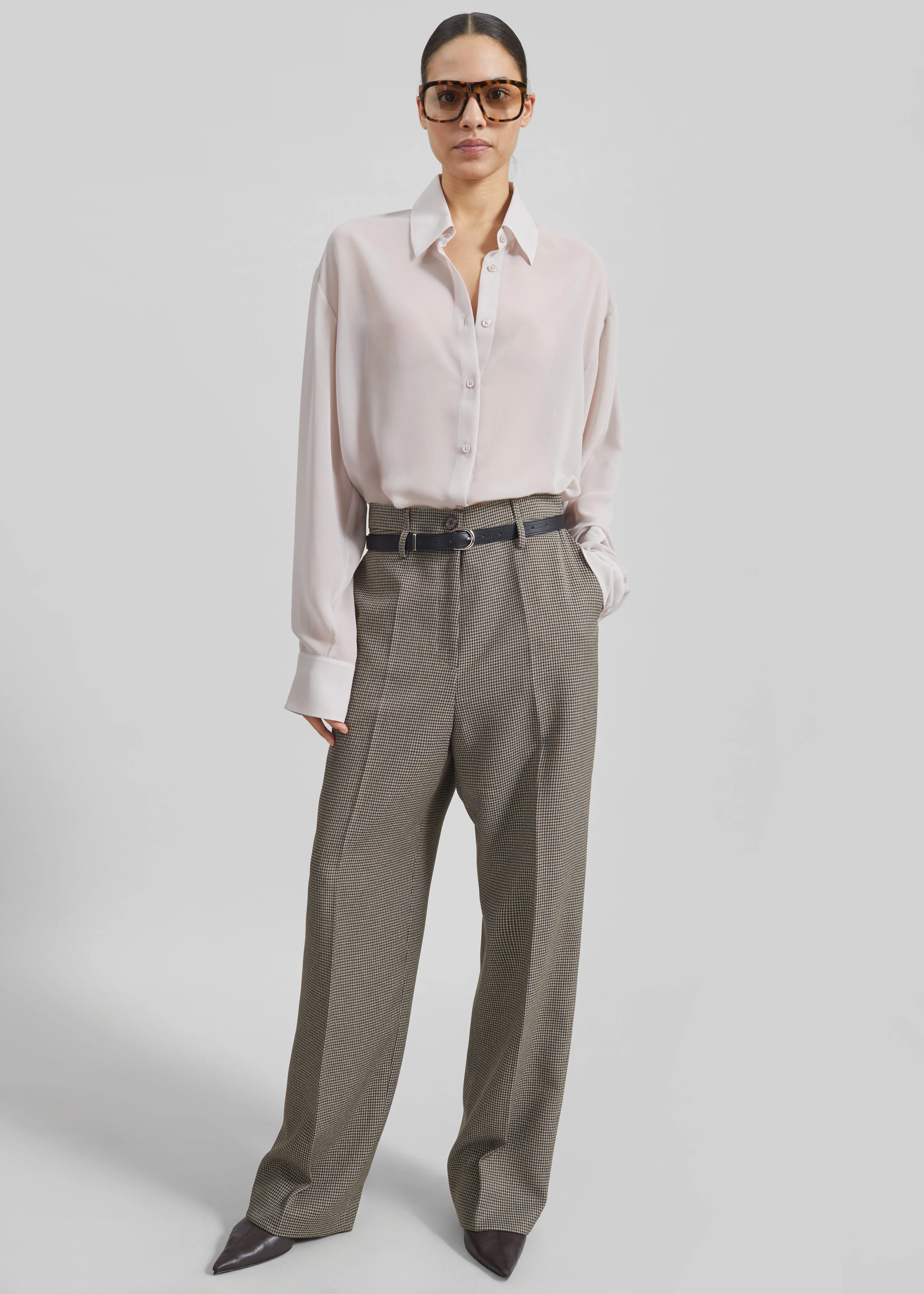 Peri Georgette Shirt - Faded Pink - Image 2