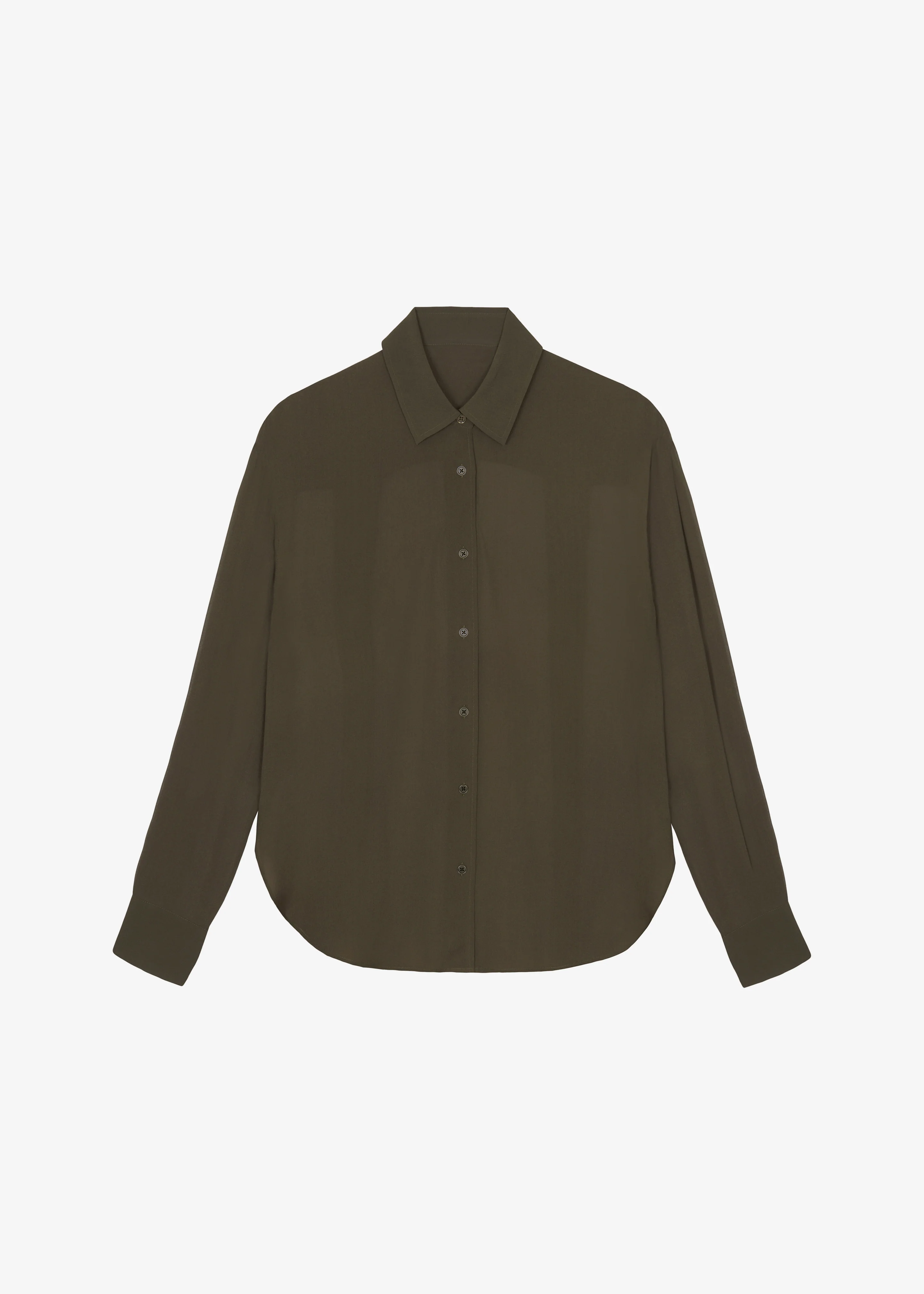 Peri Georgette Shirt - Khaki - Image 7