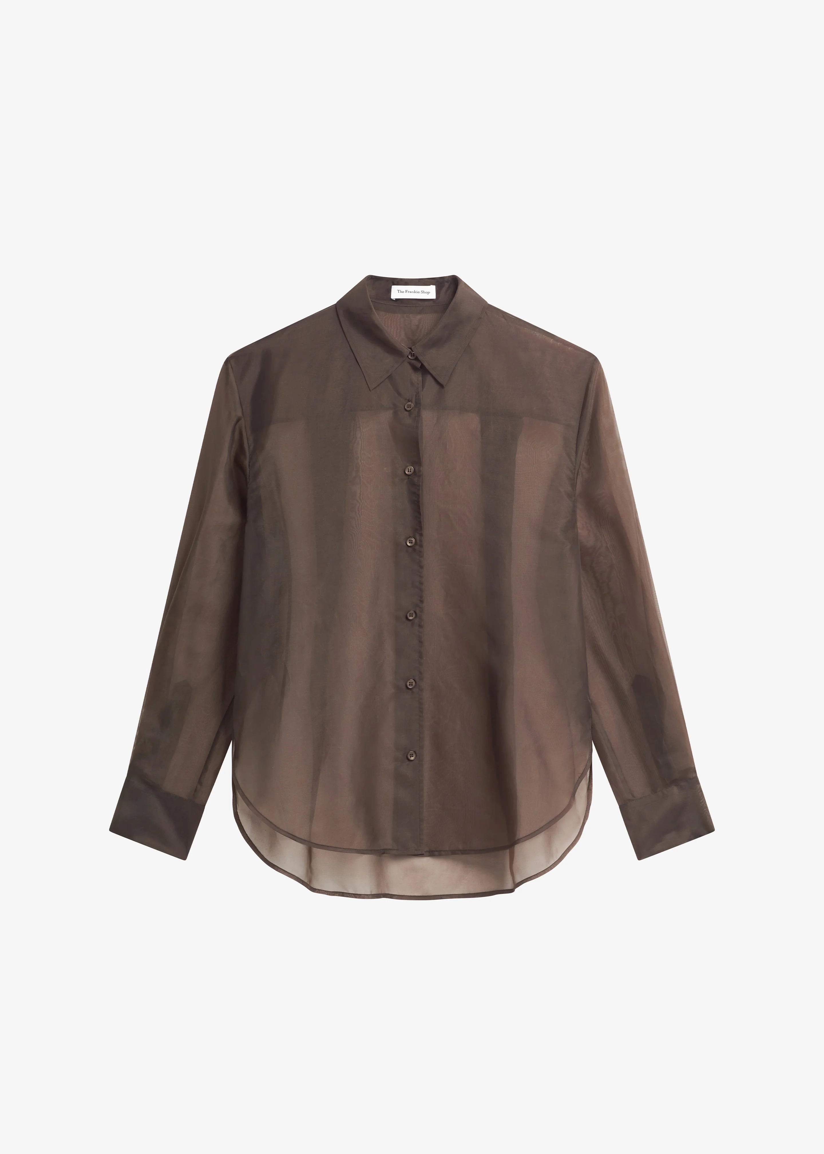 Peri Sheer Shirt - Brown - Image 13
