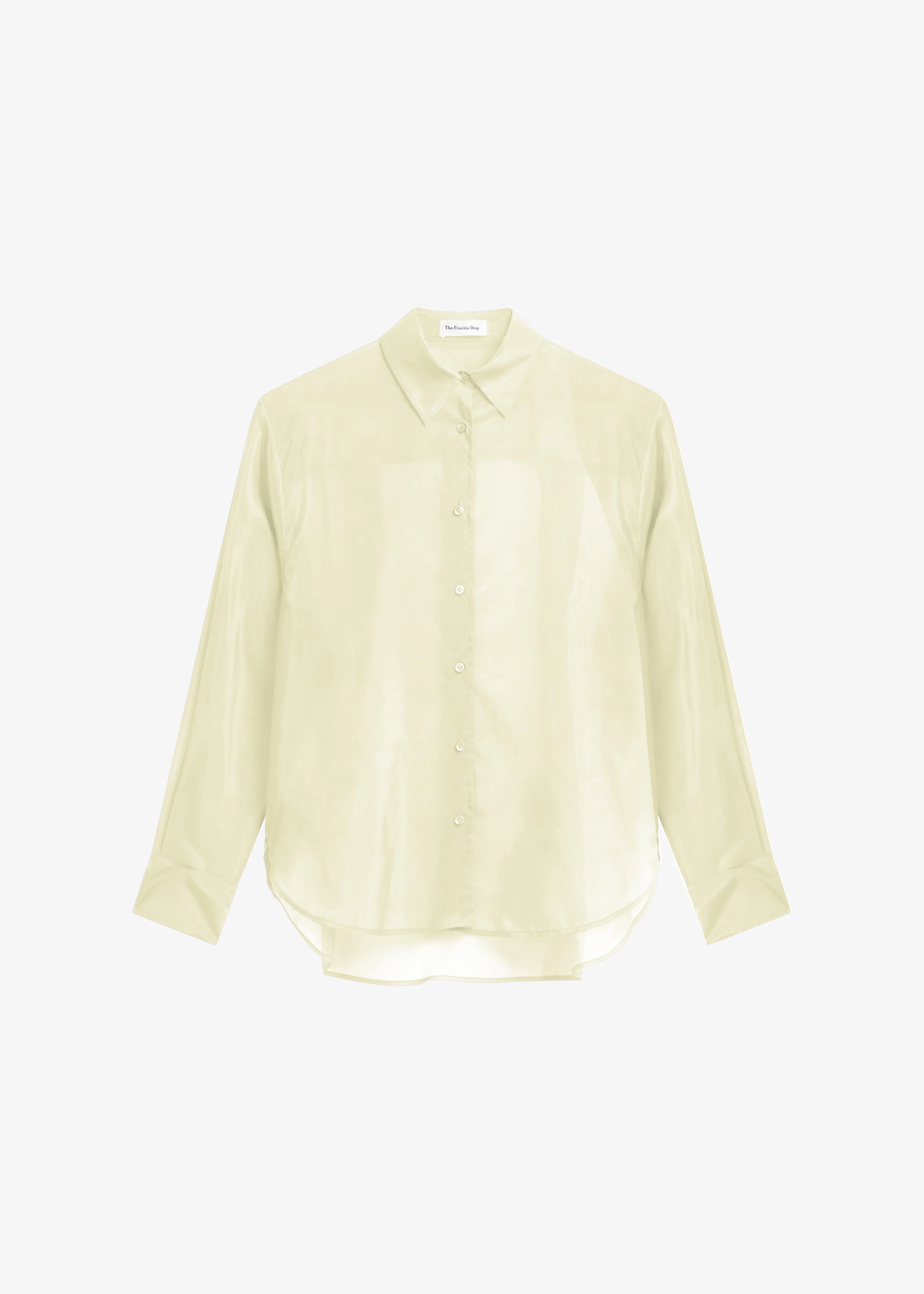 Peri Sheer Shirt - Pale Yellow - Image 6