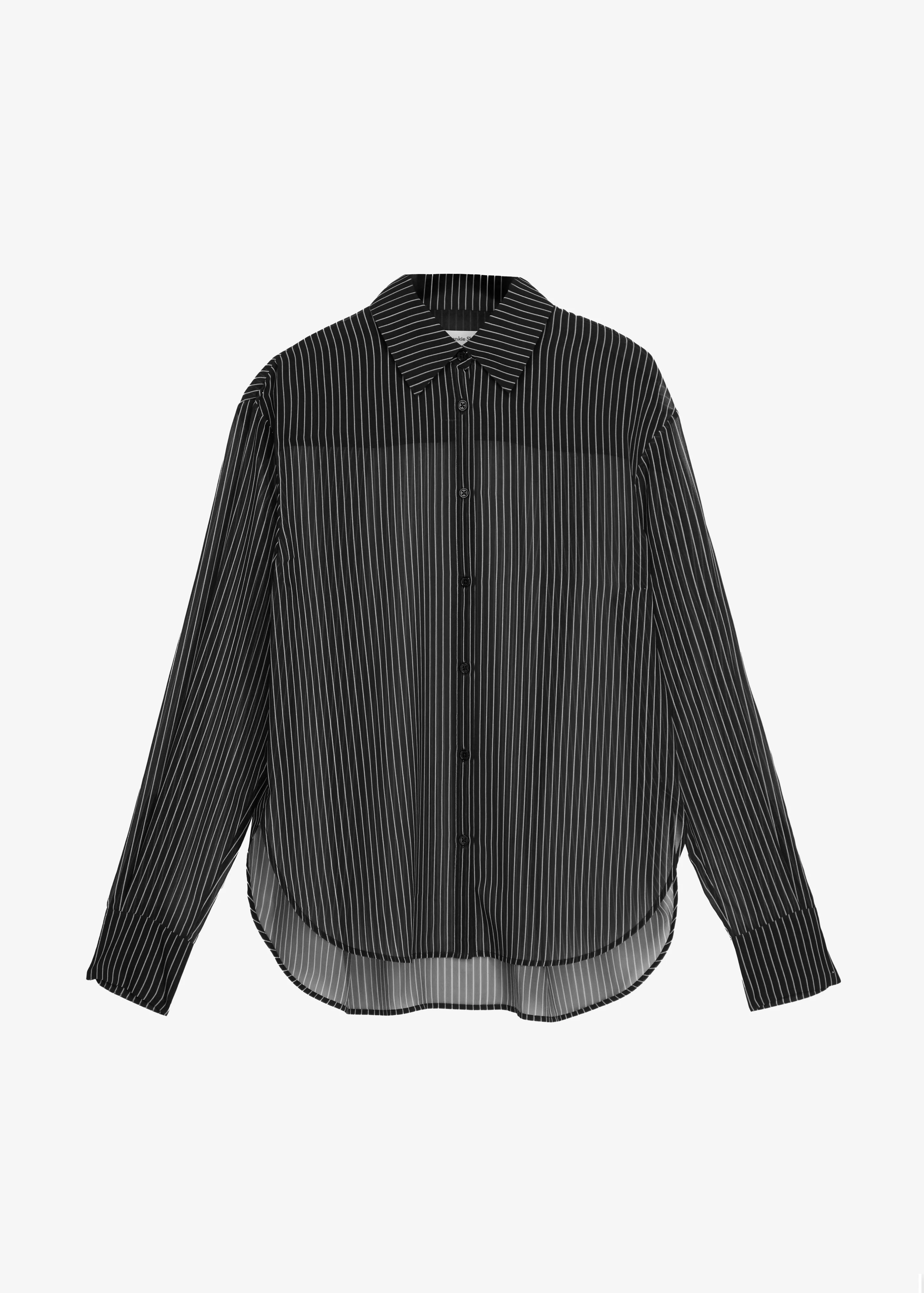 Peri Striped Shirt - Black/White Stripe - Image 10