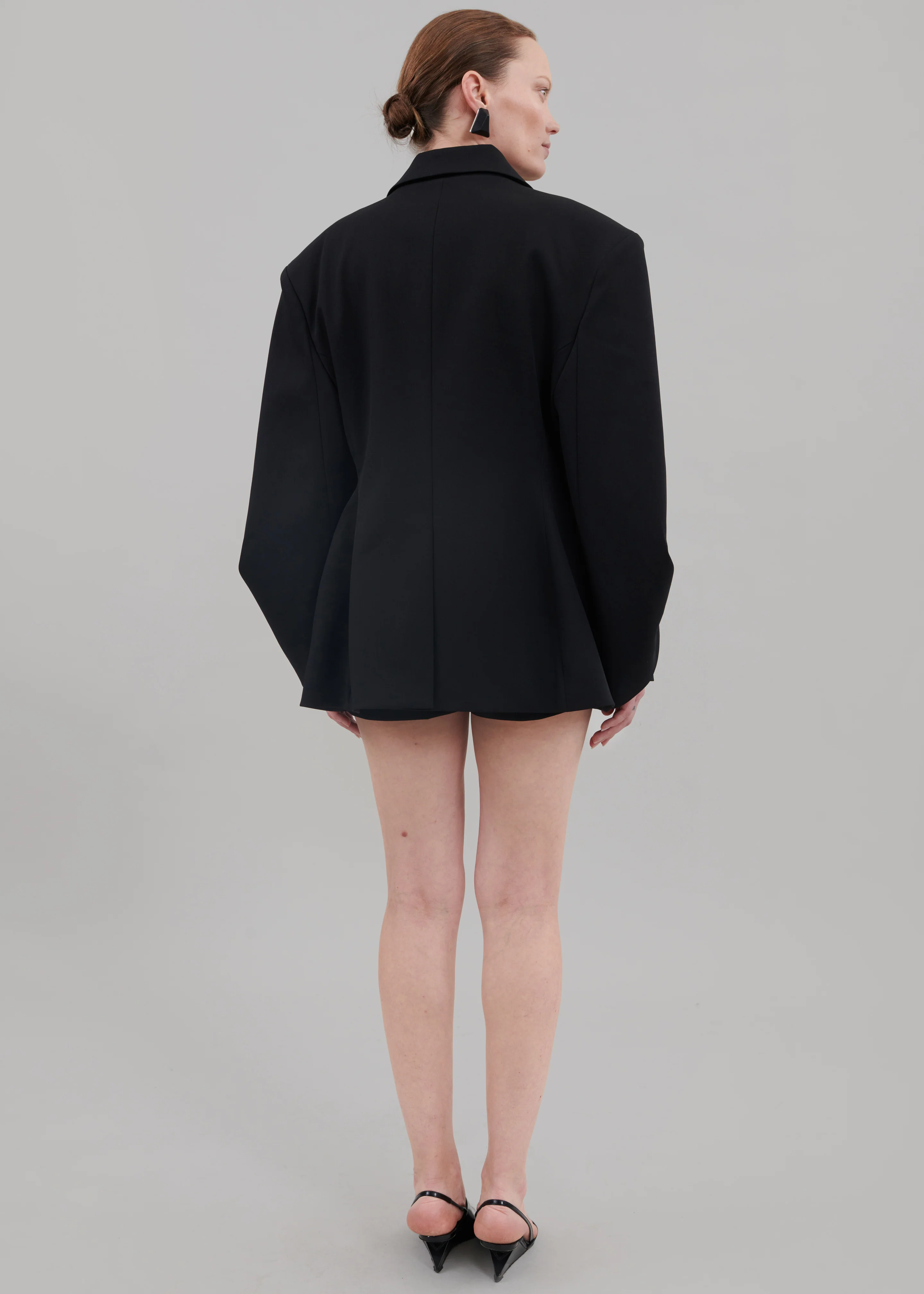 Pia Boxy Blazer - Black - Image 12