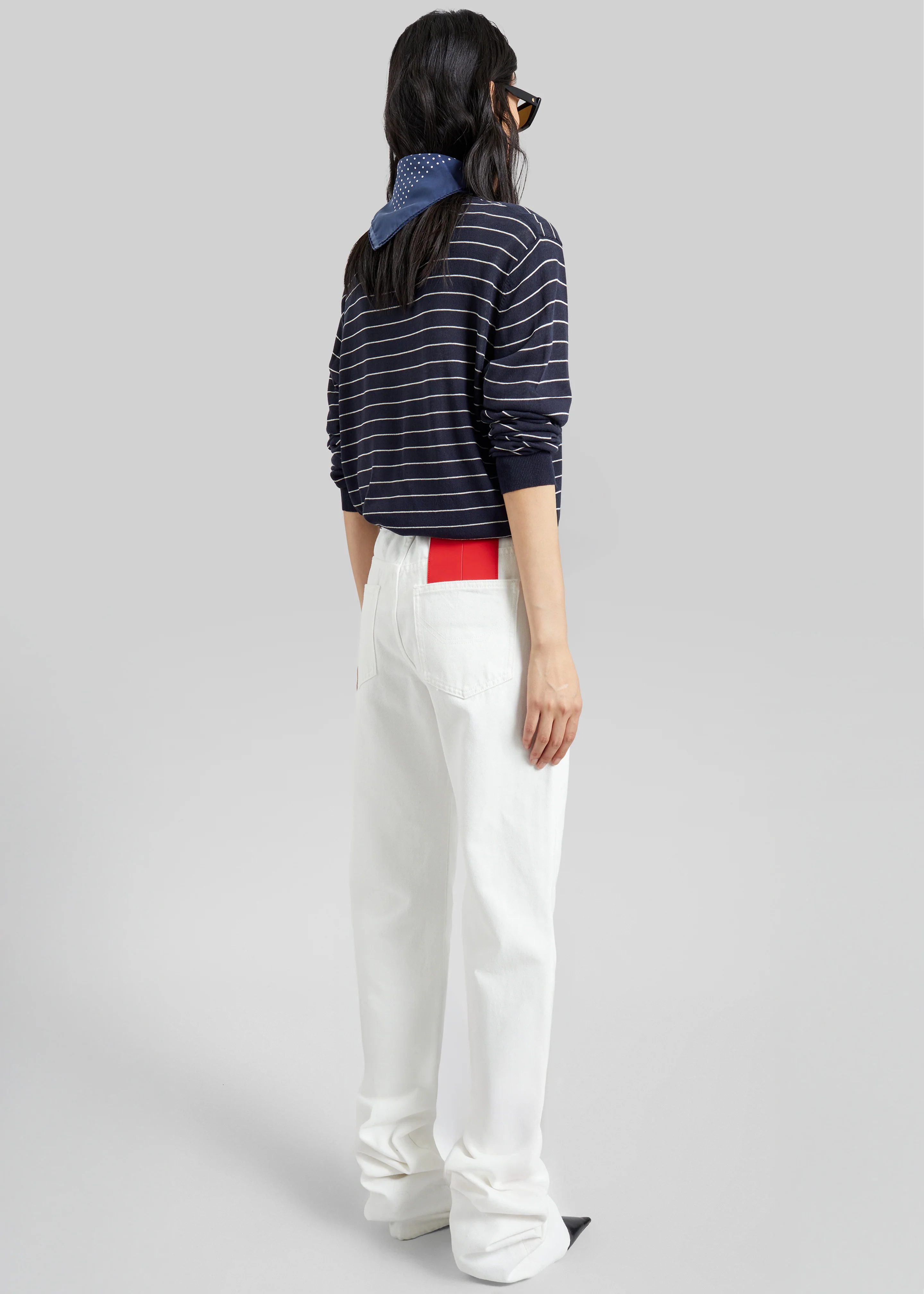 Pieces Uniques Denim Pants - White Wash - Image 12