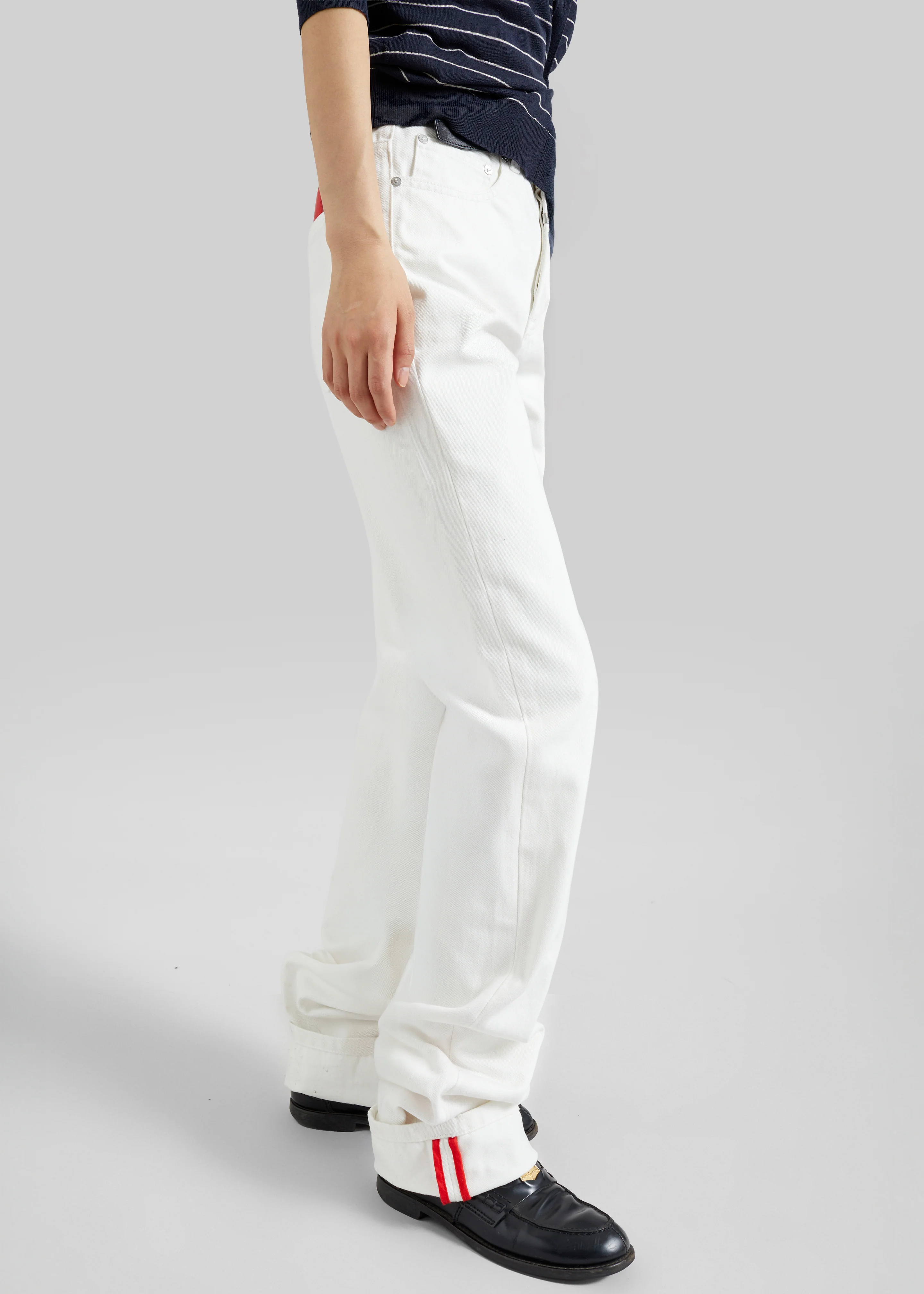 Pieces Uniques Denim Pants - White Wash - Image 7