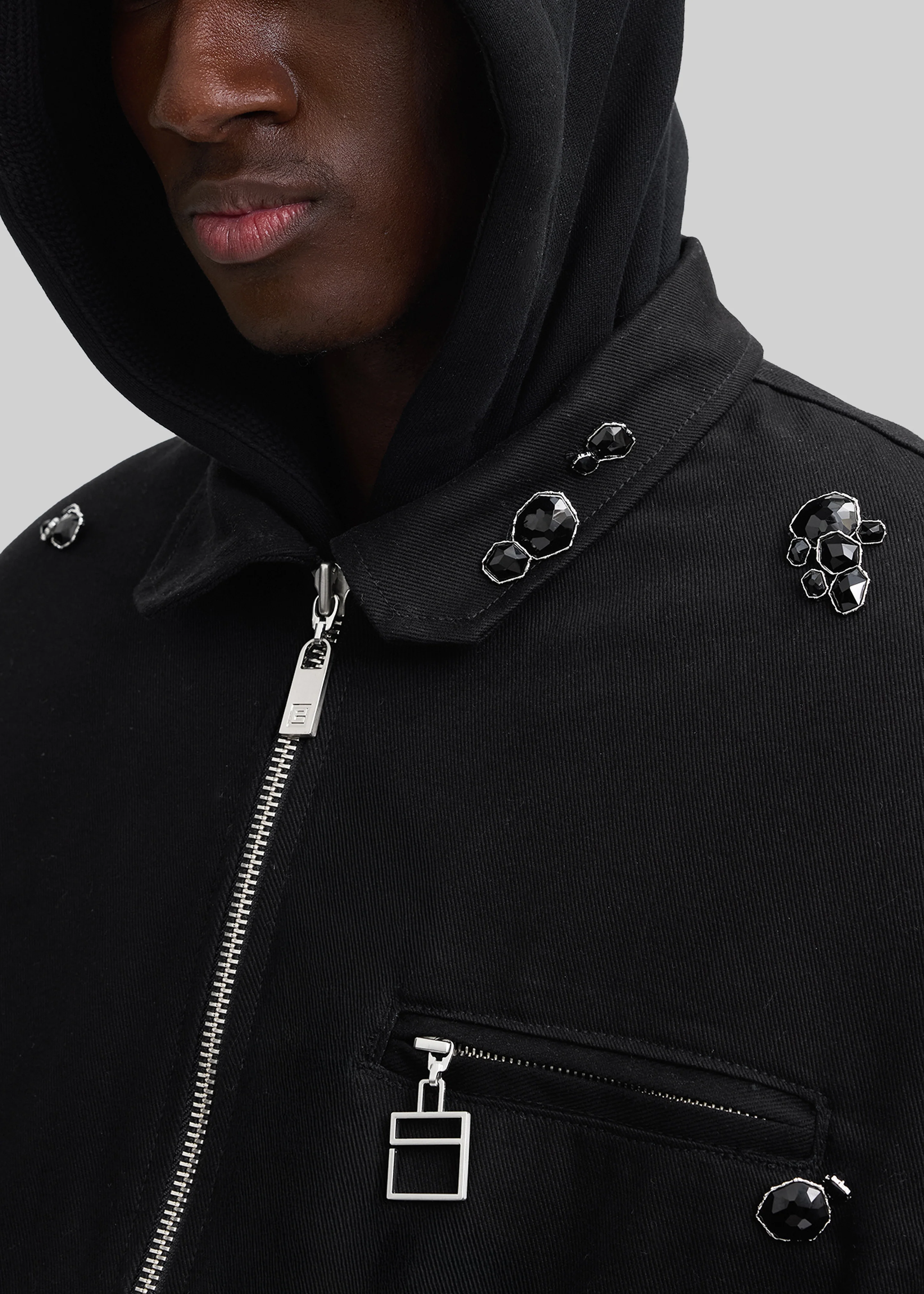 Pieces Uniques Onyx Workwear Jacket - Black - Image 2