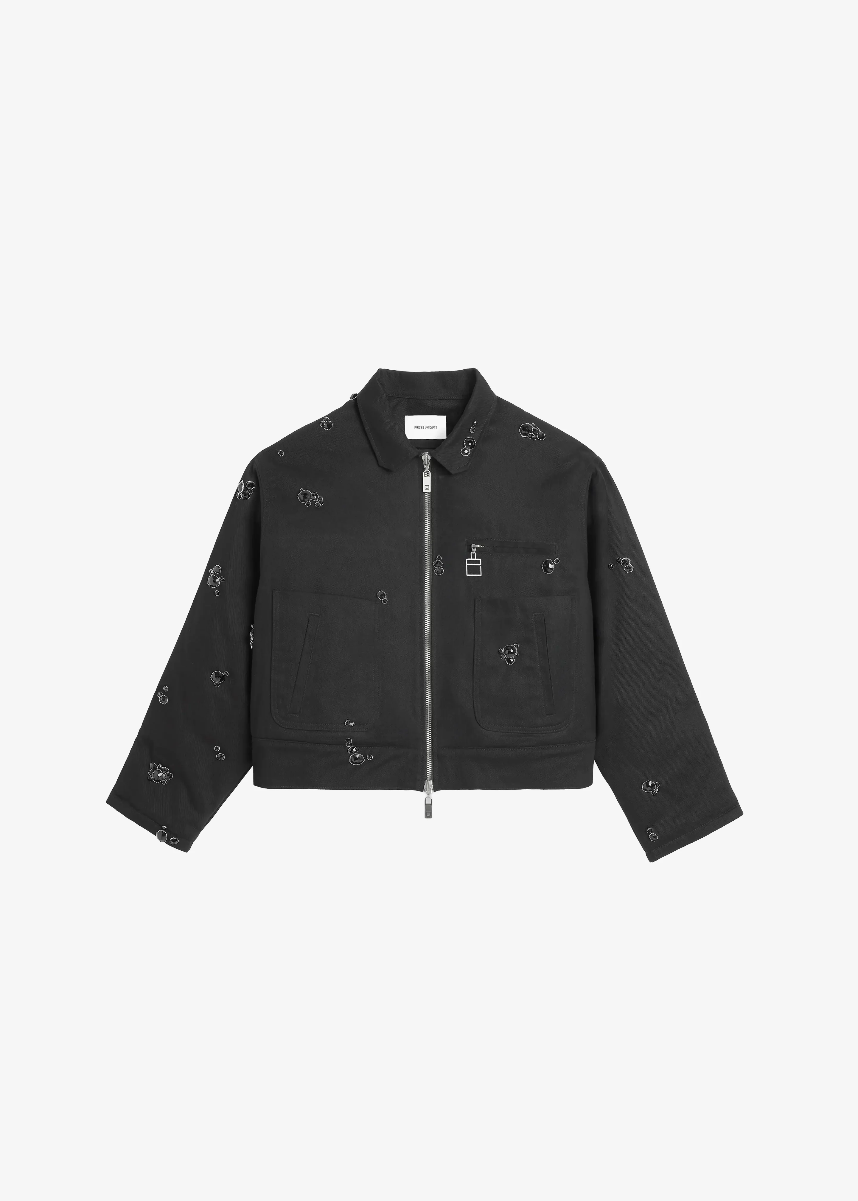 Pieces Uniques Onyx Workwear Jacket - Black - Image 7