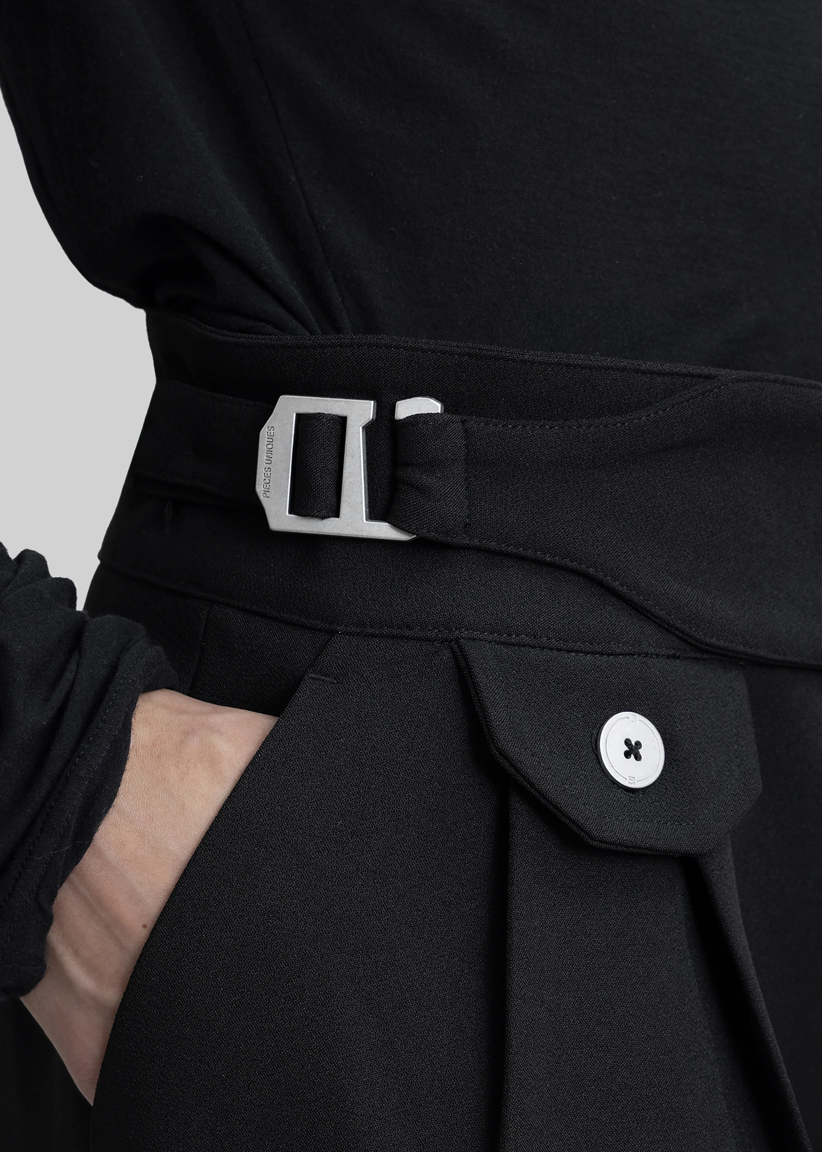 Pieces Uniques Qwan Pants - Black Onyx - Image 3