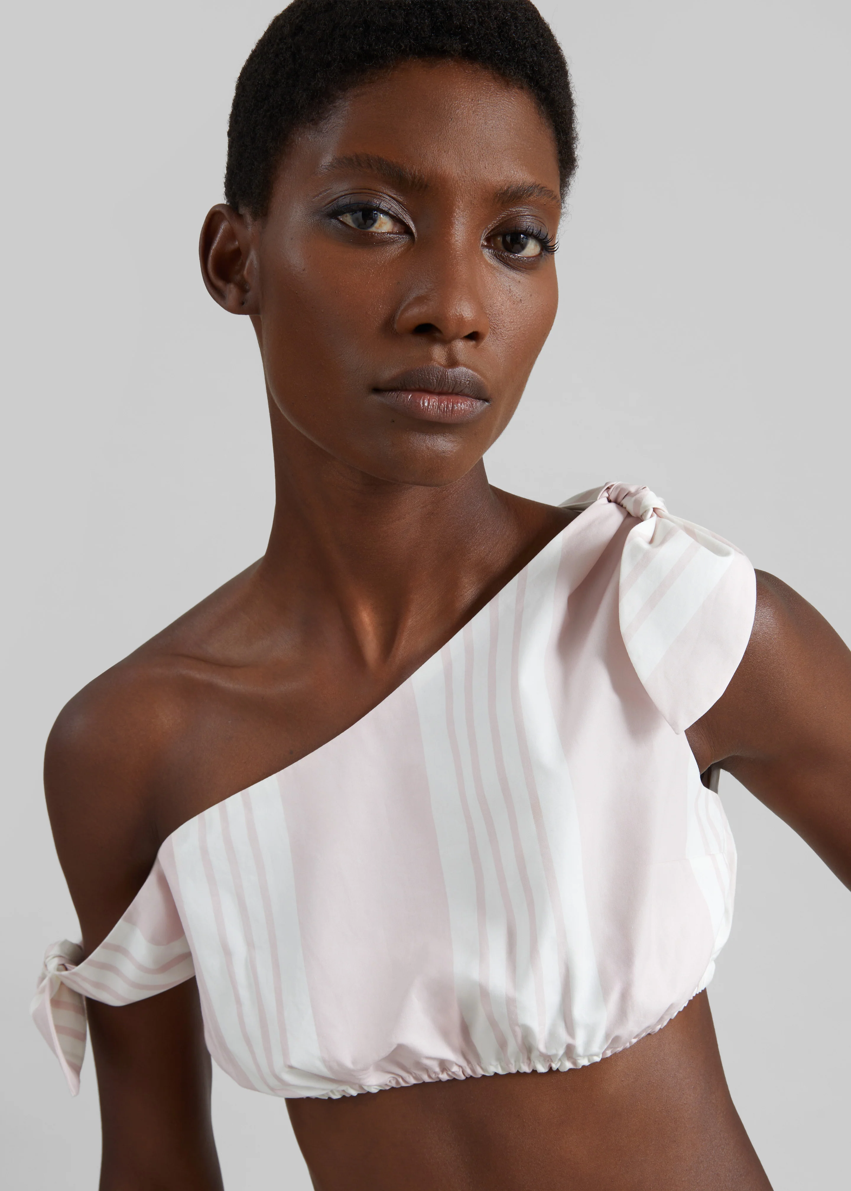 Posse Rosie Tie Top - Pink Stripe - Image 3