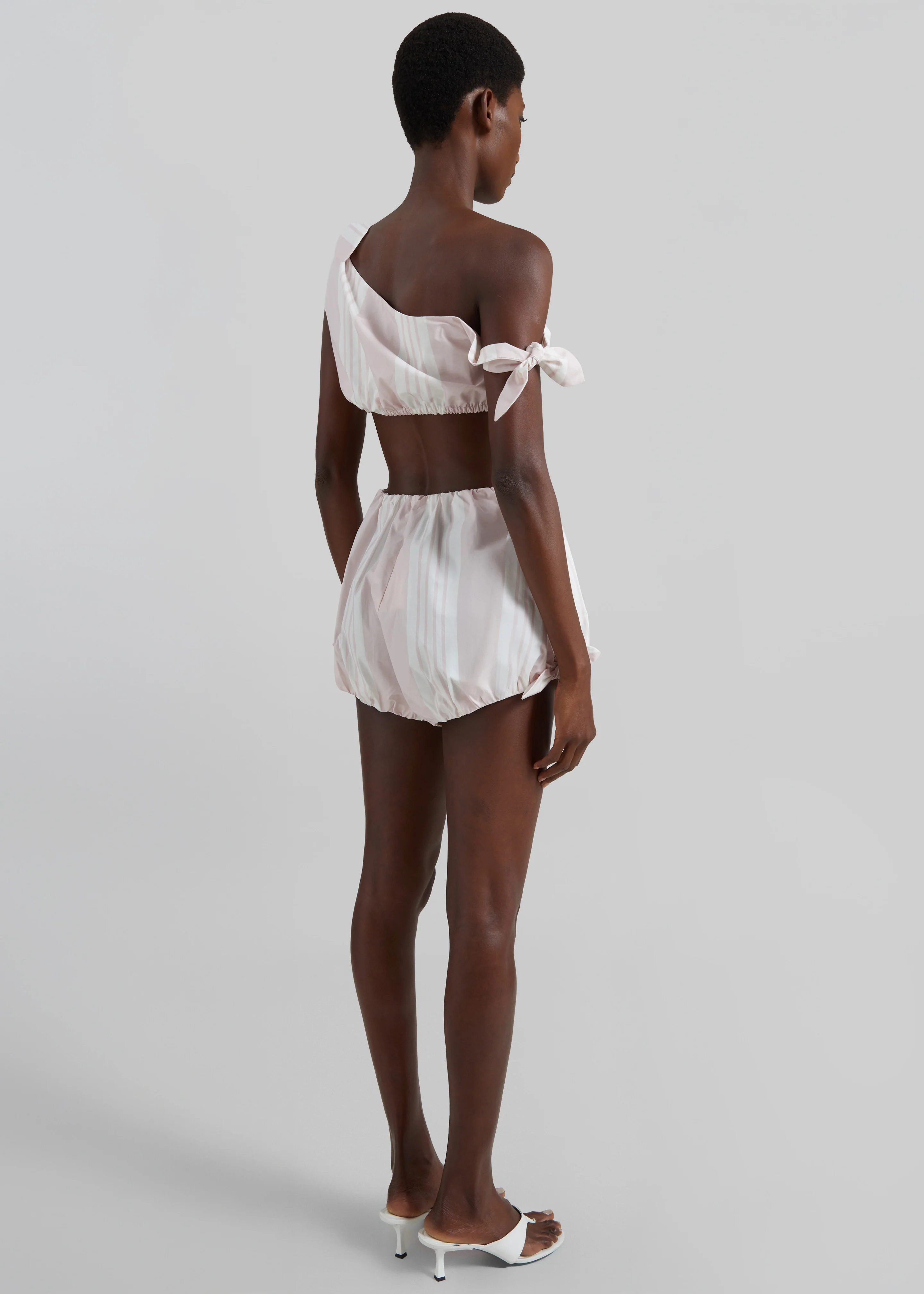 Posse Rosie Tie Top - Pink Stripe - Image 7