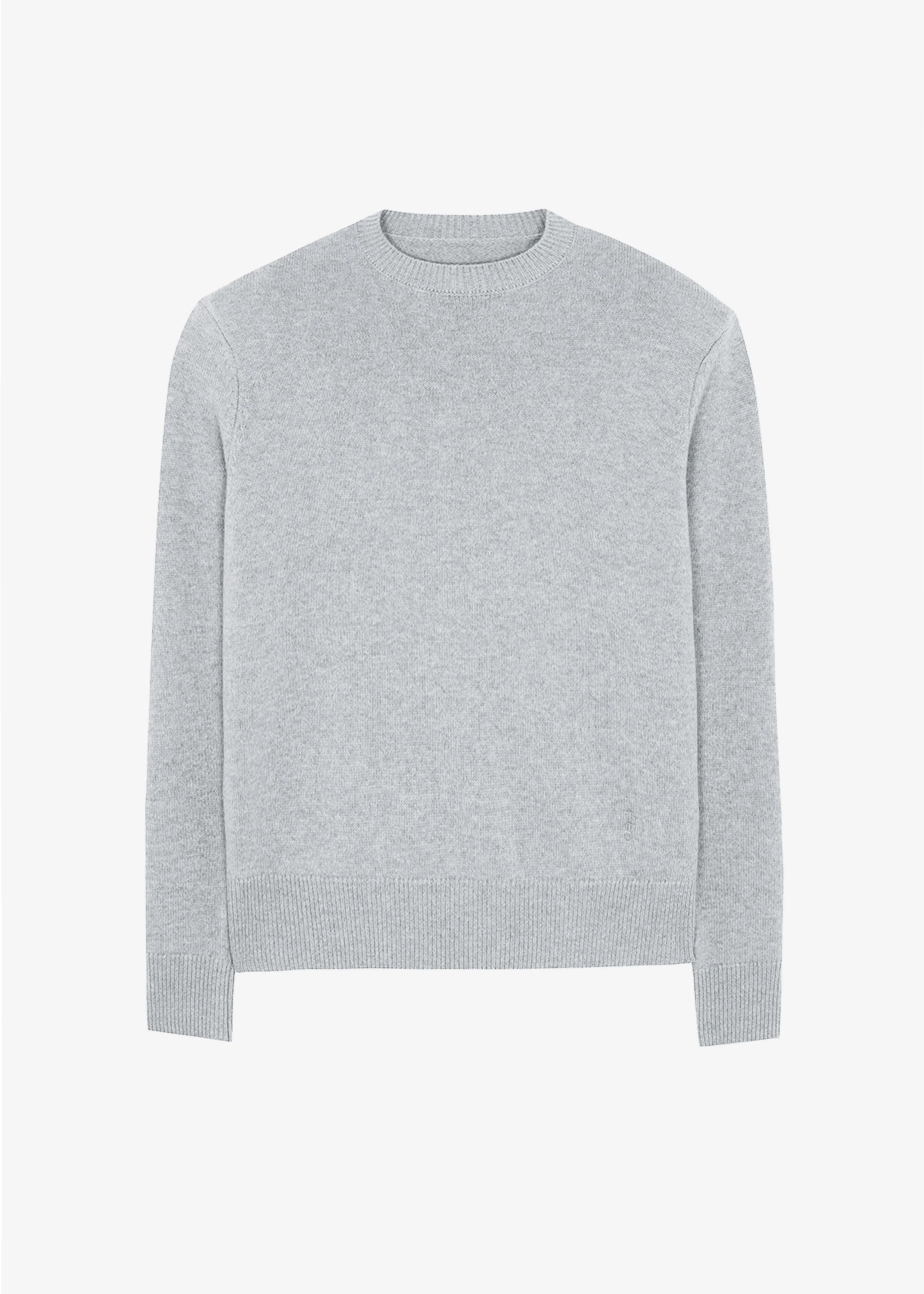 Quinton Crew Neck Sweater - Light Grey - Image 15