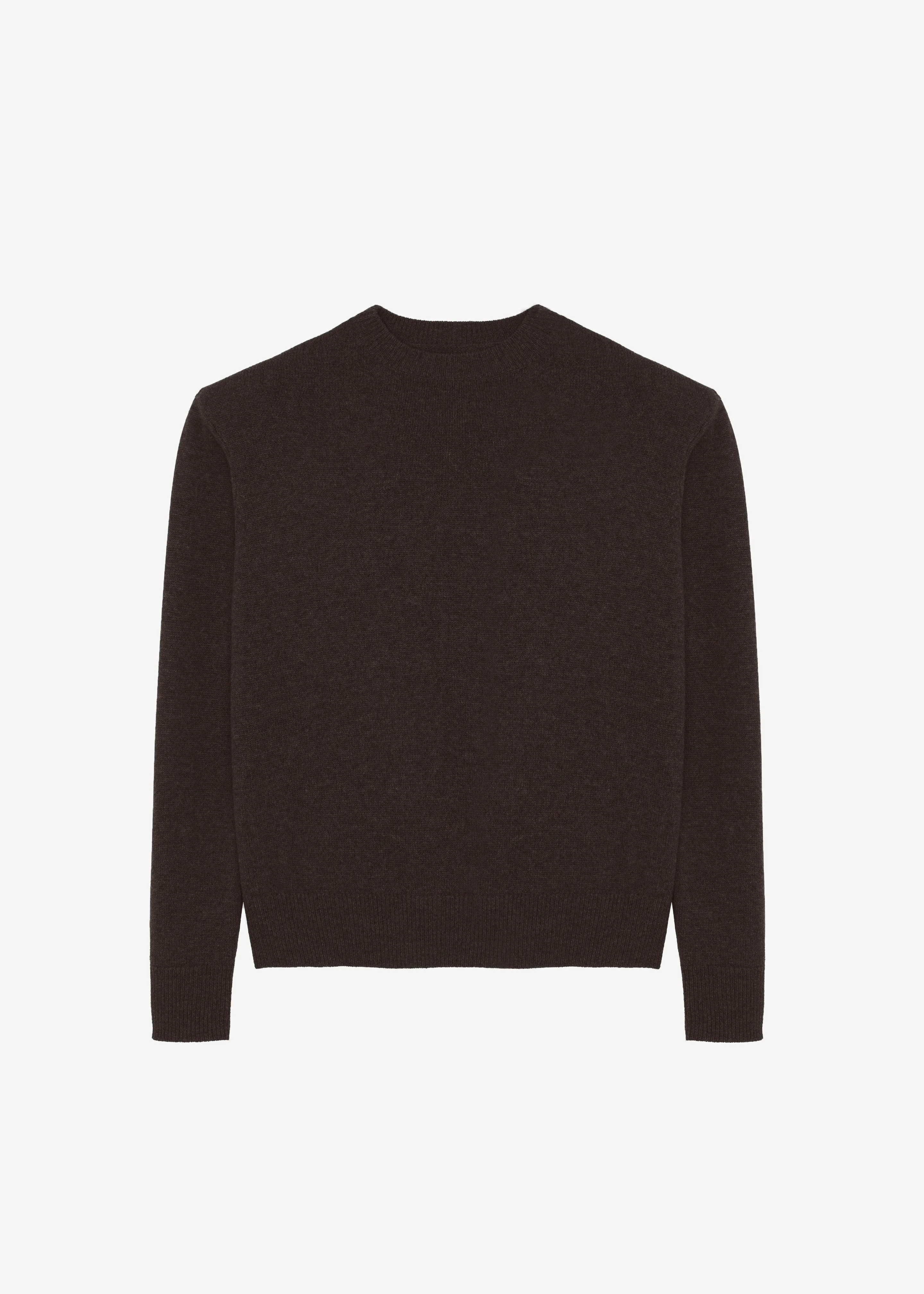 Rafaela Padded Knit Sweater - Dark Brown - Image 8