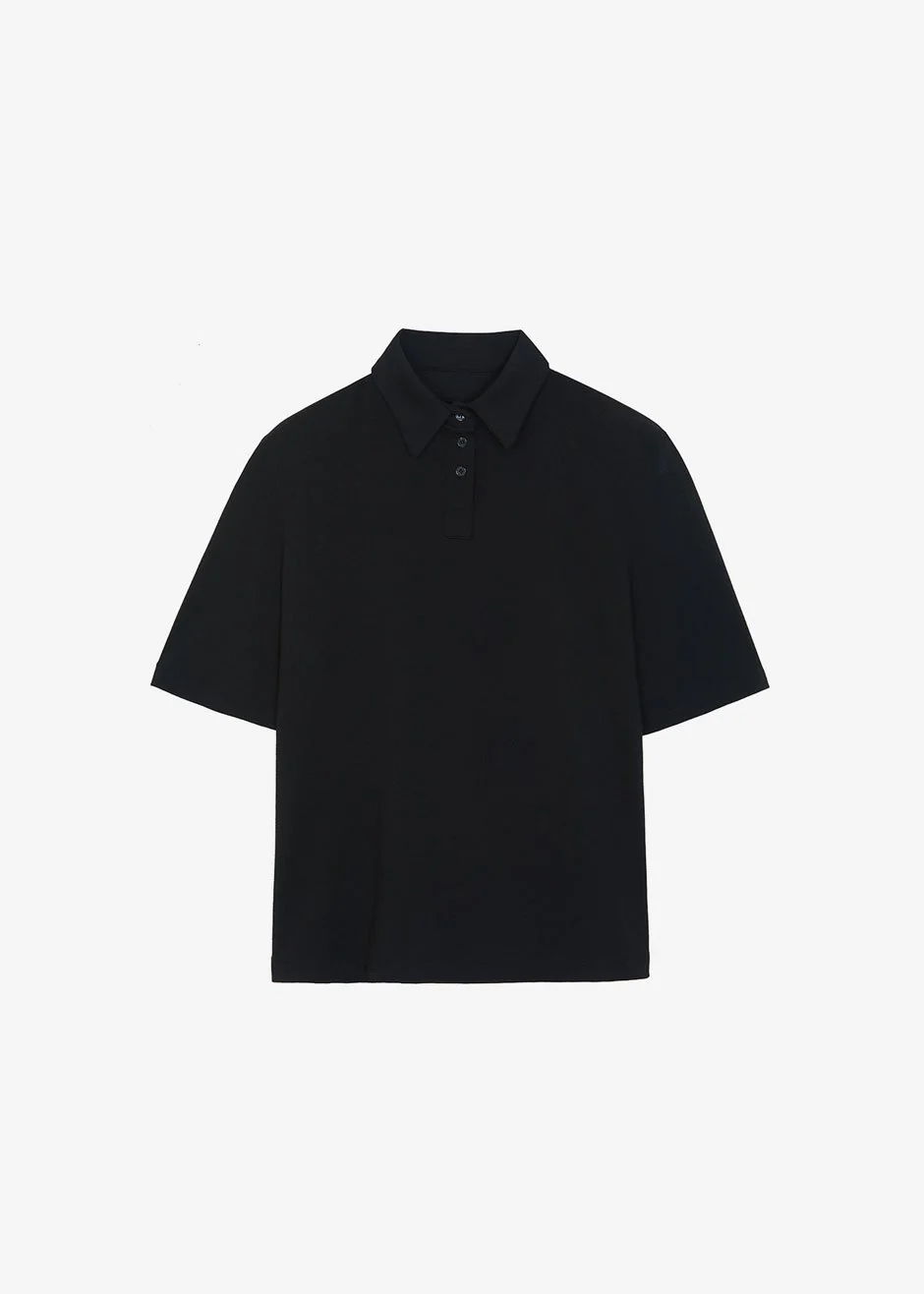 Rane Padded Shoulder Polo - Black - Image 9