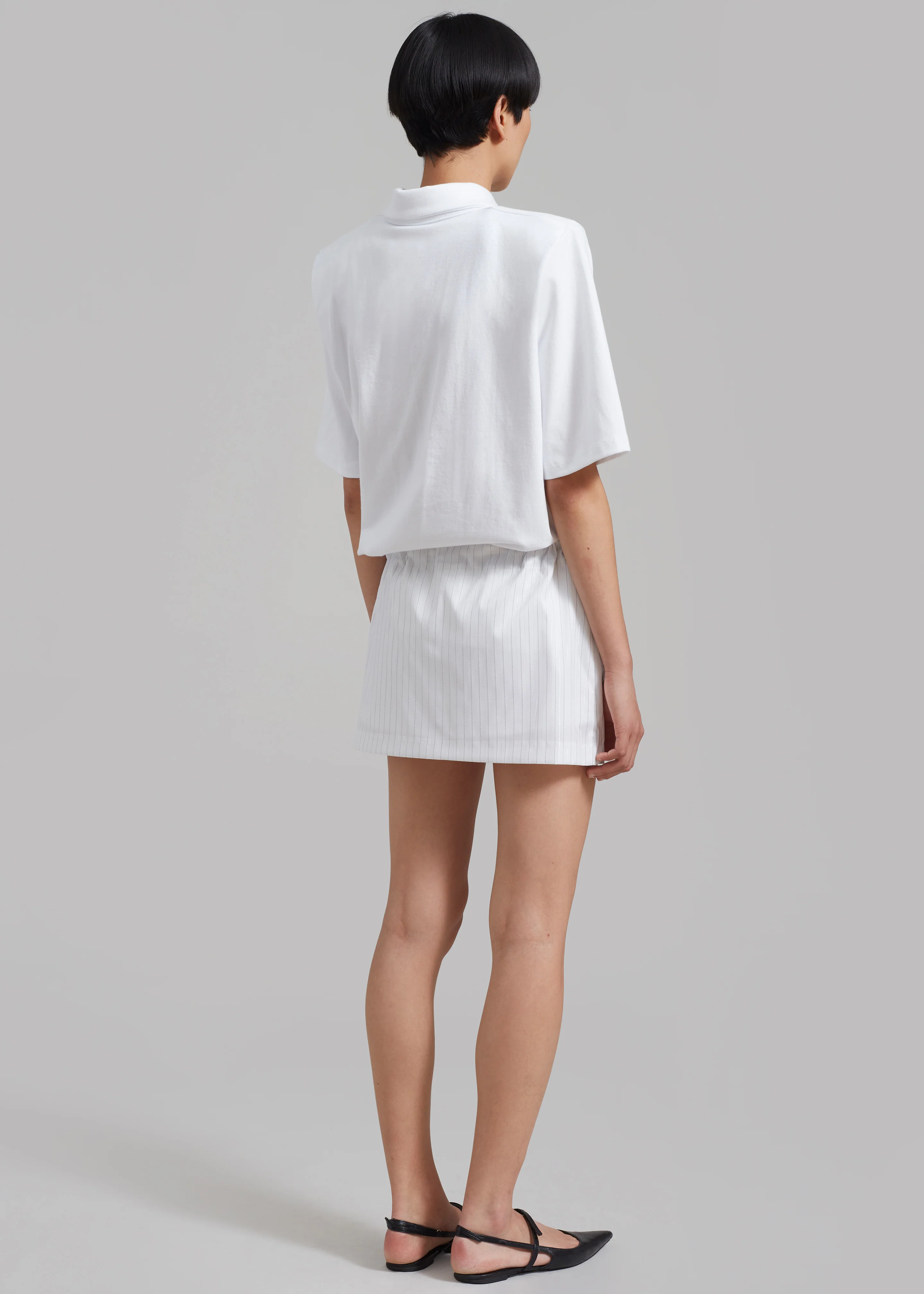 Rane Padded Shoulder Polo - White - Image 13
