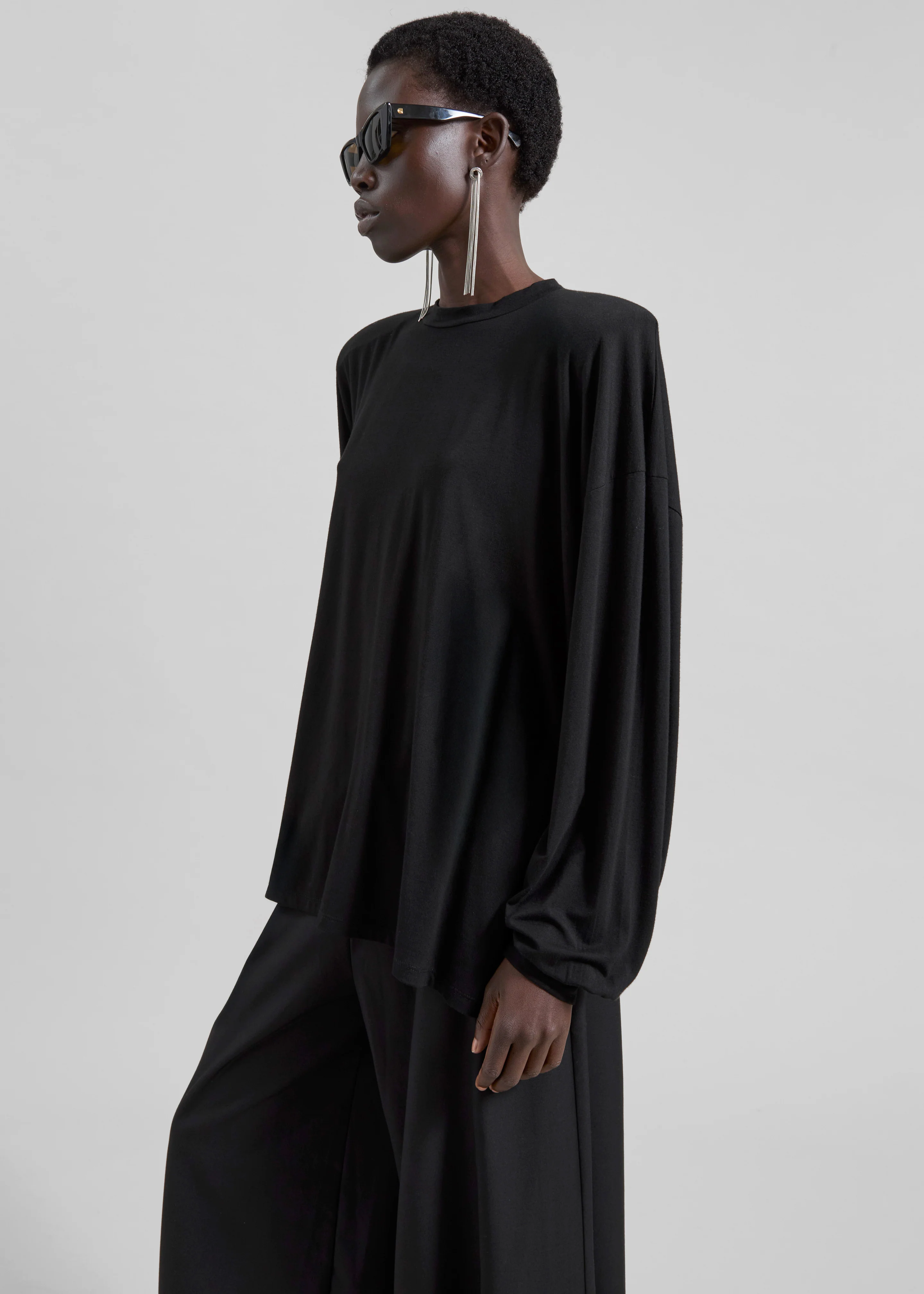 Ravvi Soft Padded Top - Black - Image 3