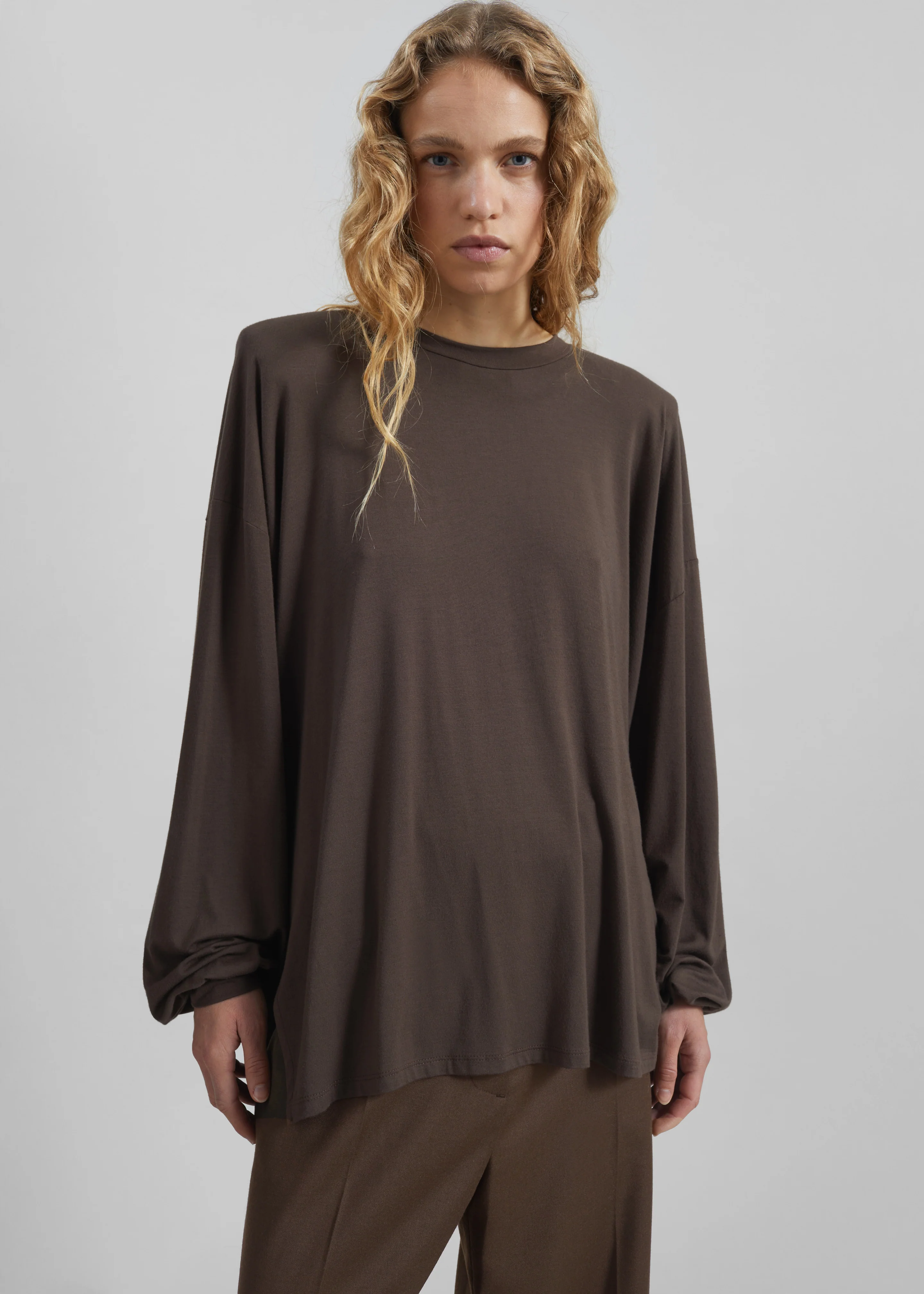 Ravvi Soft Padded Top - Brown - Image 2
