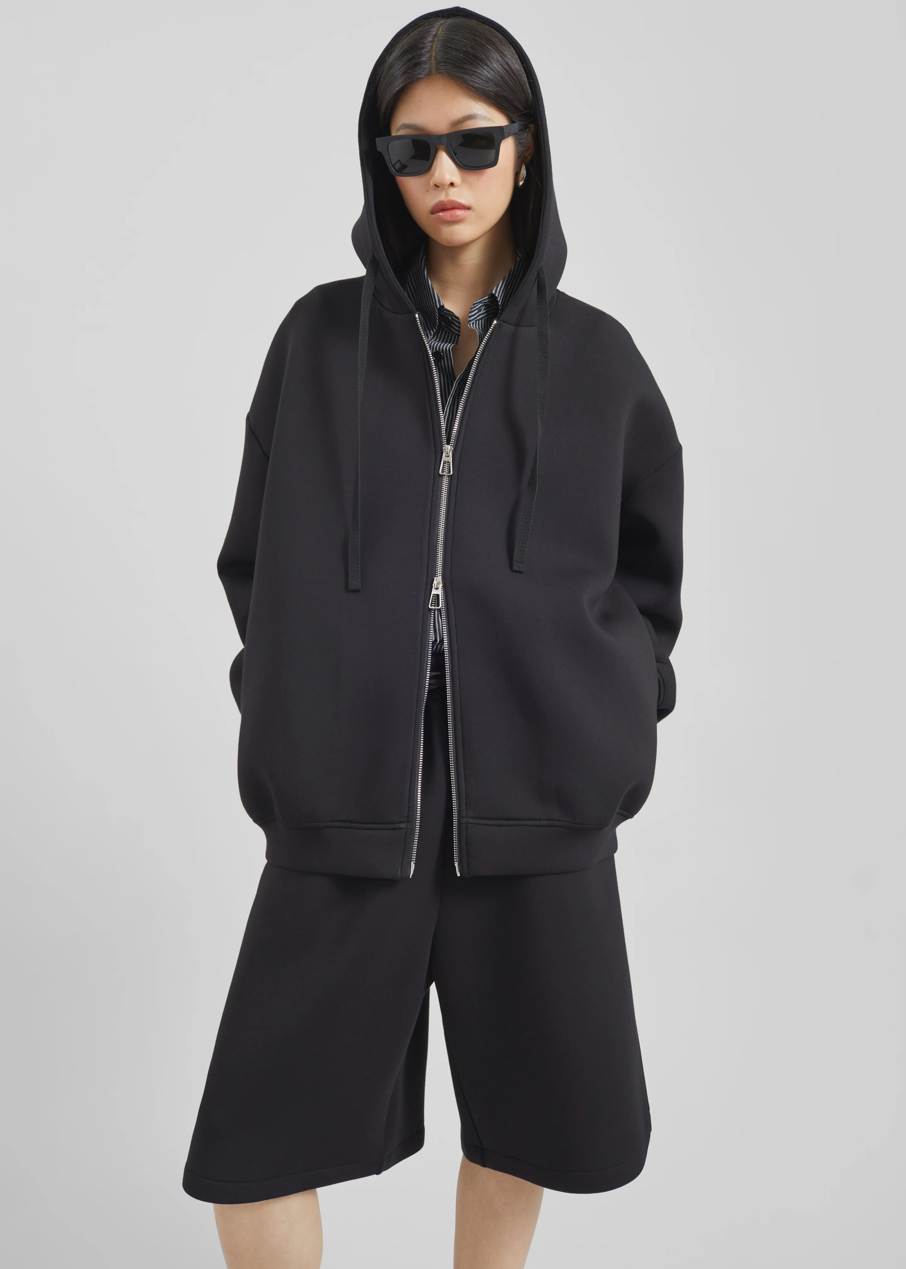 Rian Oversized Hoodie - Black - Image 2