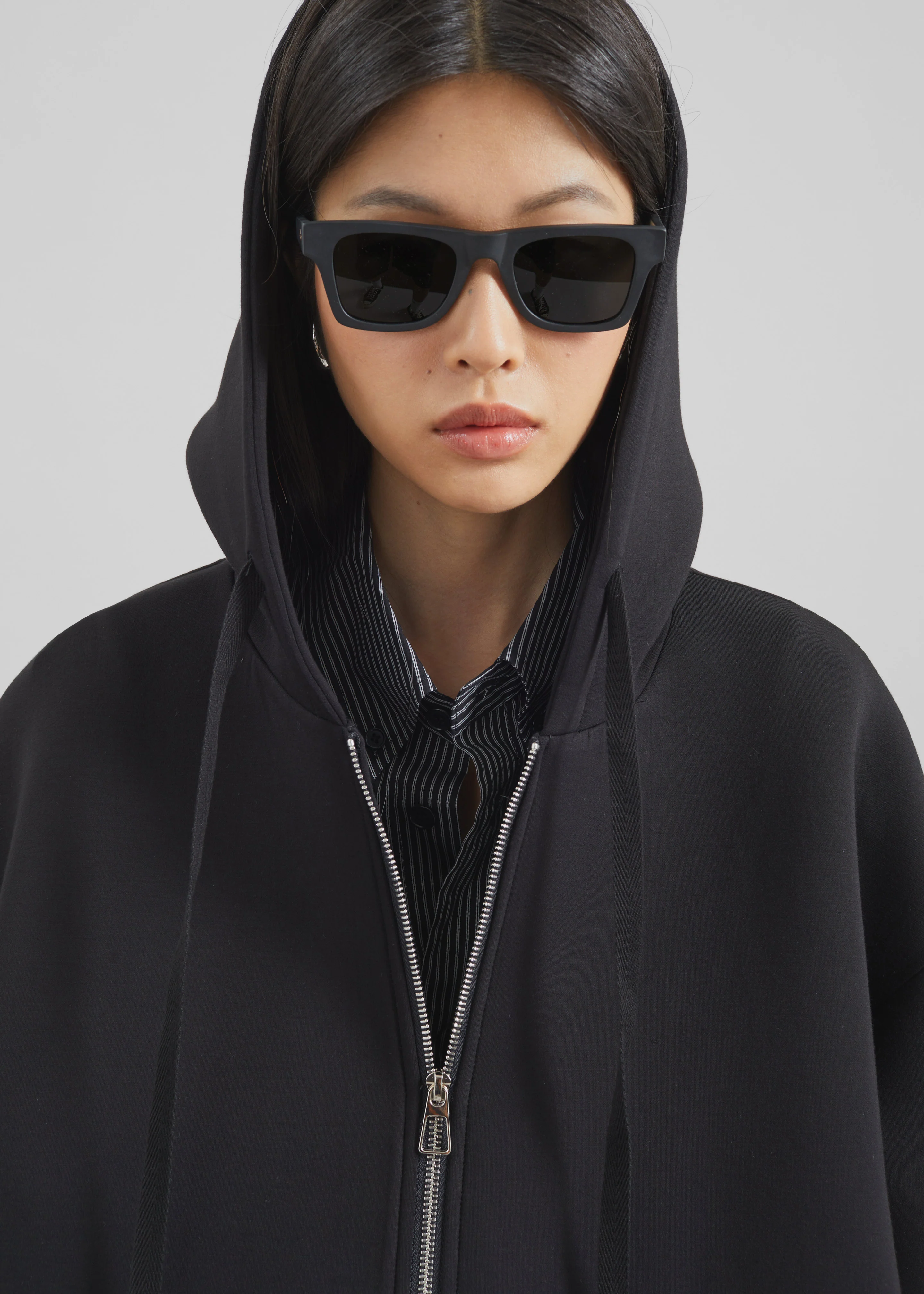 Rian Oversized Hoodie - Black - Image 3