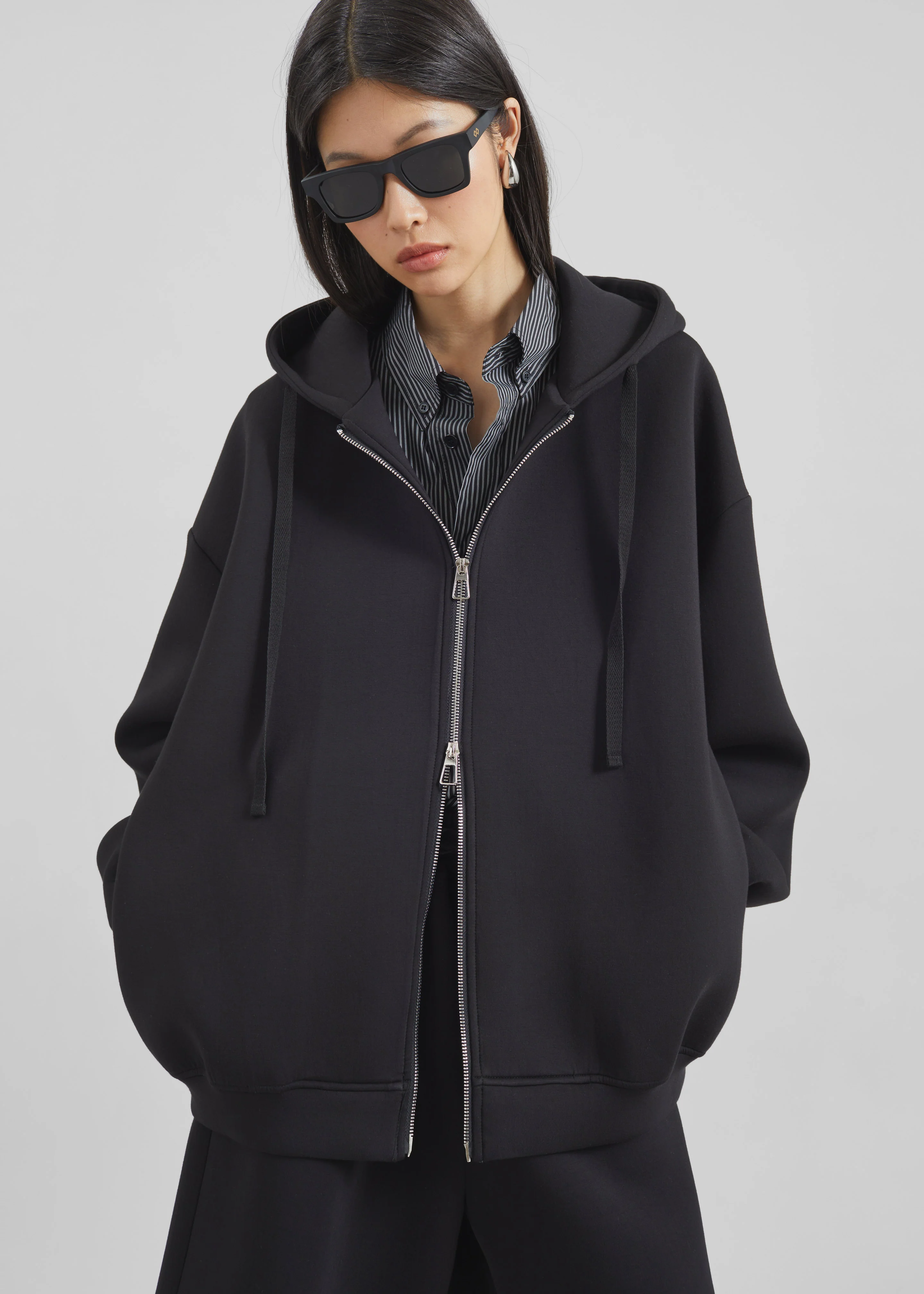 Rian Oversized Hoodie - Black - Image 7