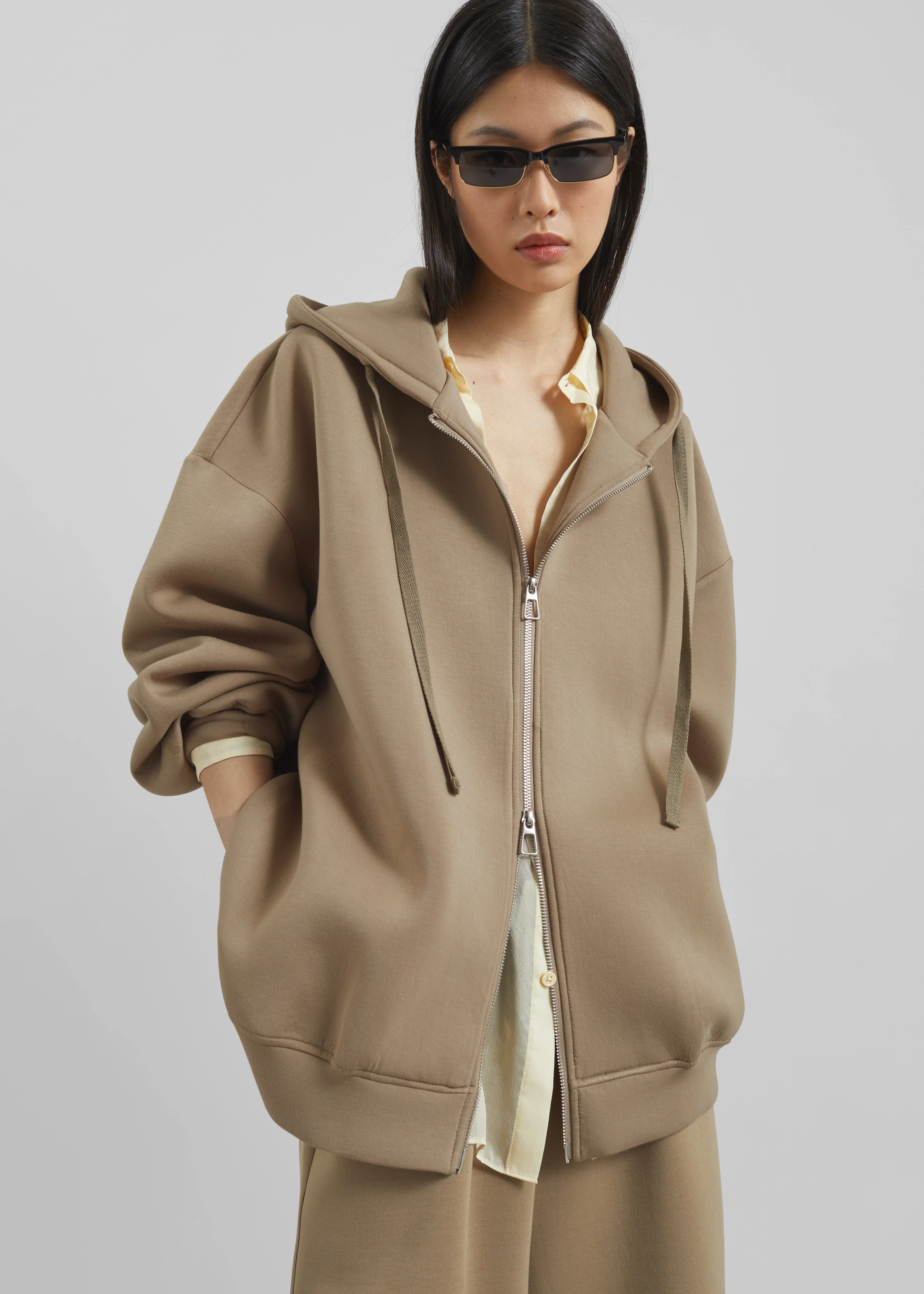 Rian Oversized Hoodie - Camel - Image 2