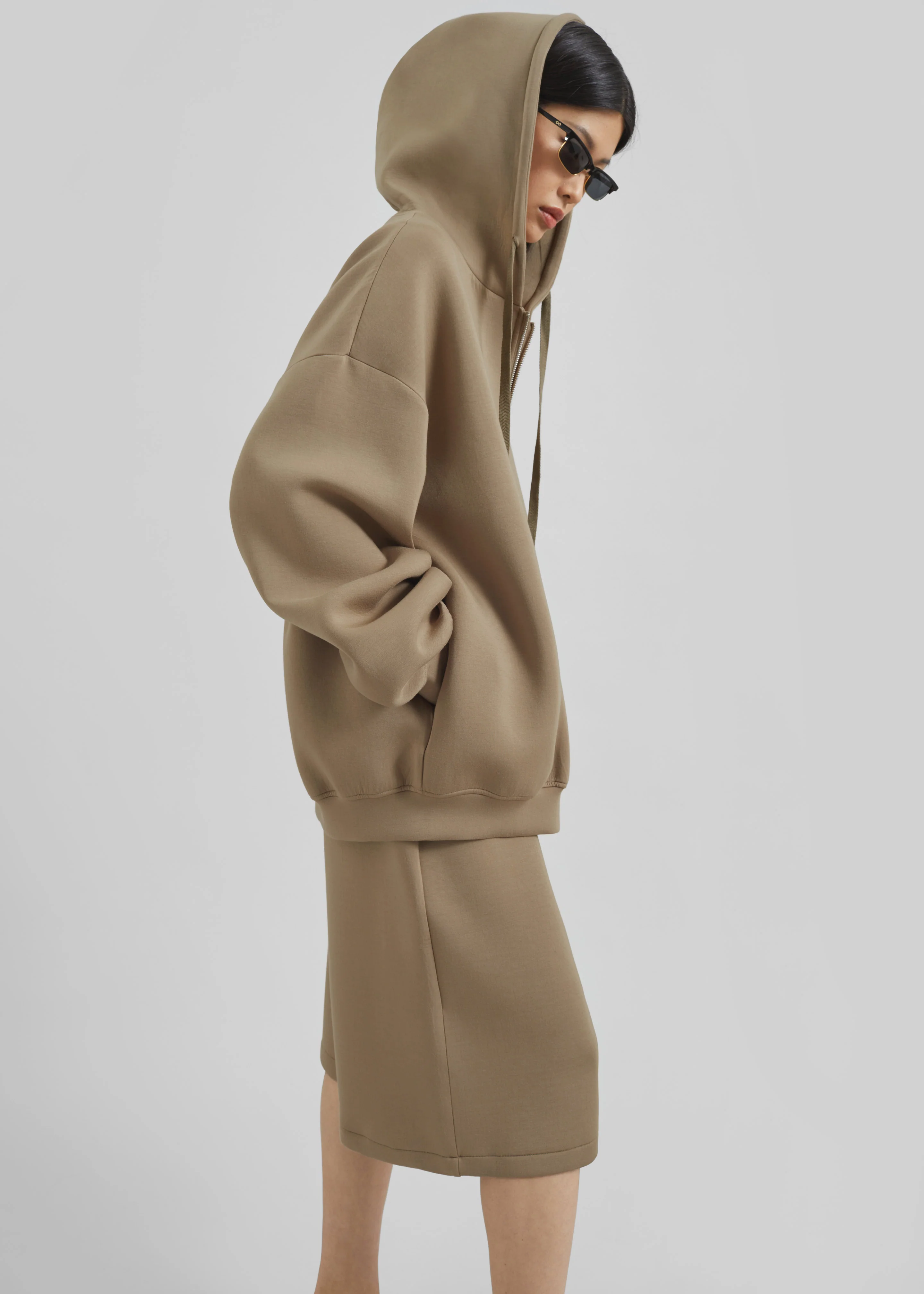 Rian Oversized Hoodie - Camel - Image 6