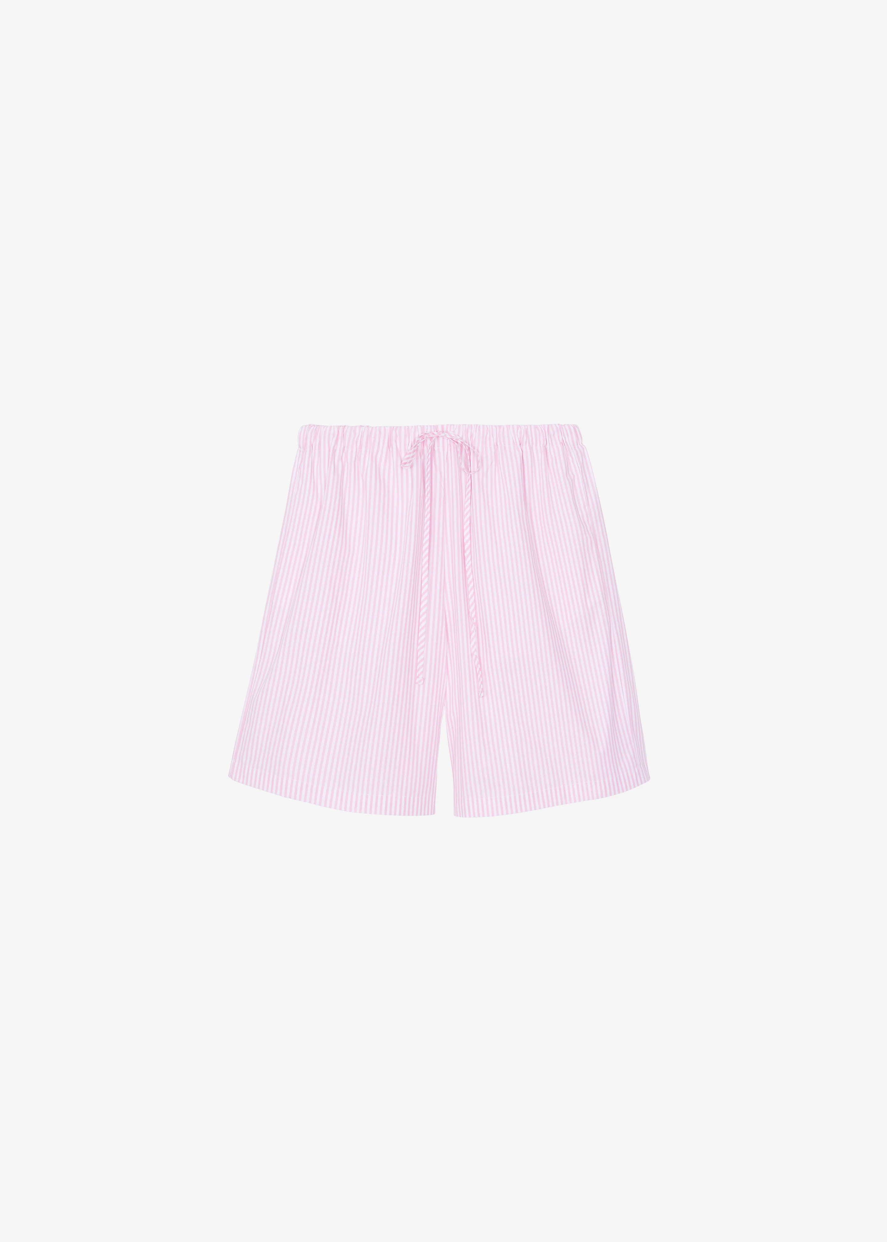 Rimini Bermuda Shorts - Pink/White Stripe - Image 8