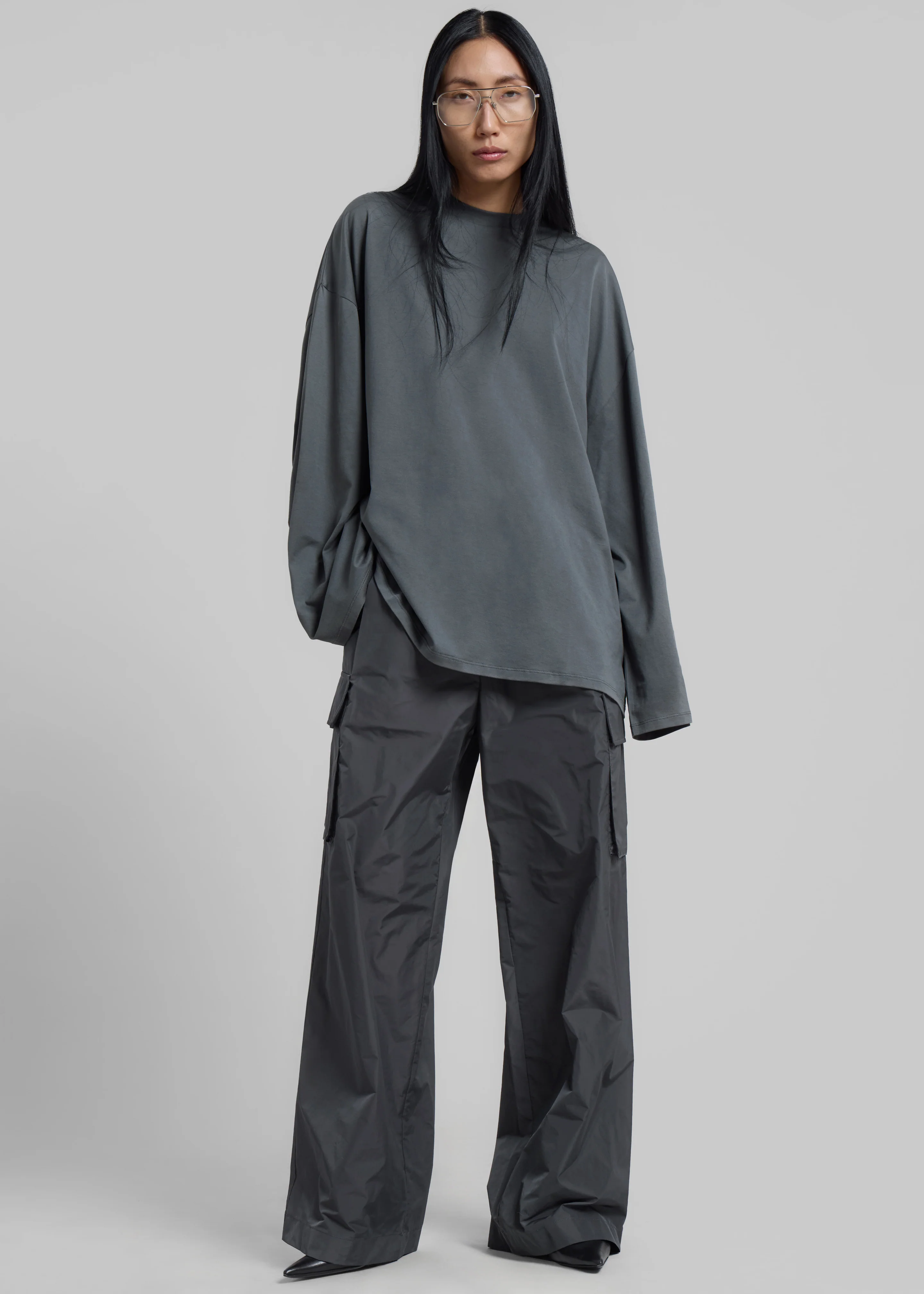 Rio Oversized Sleeve Tee - Khaki - Image 5