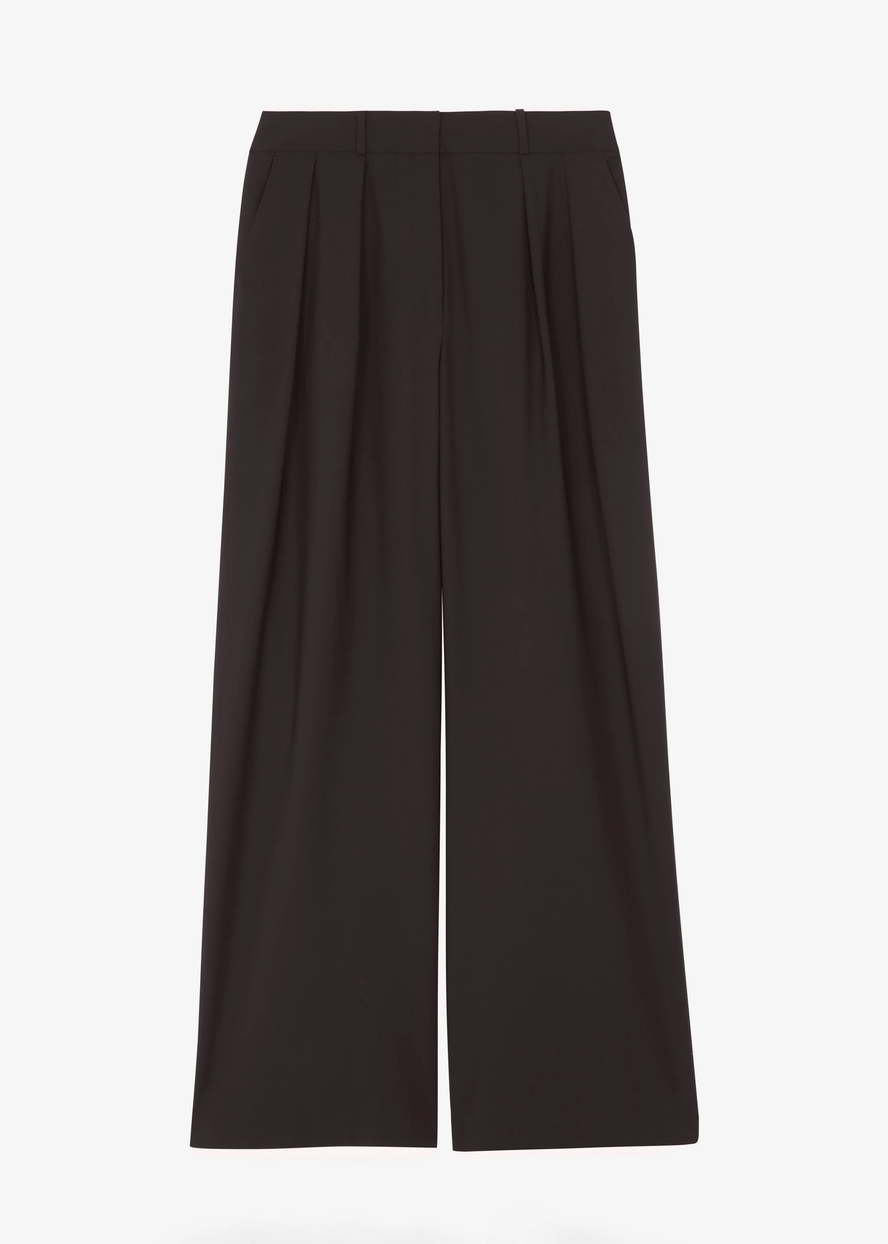 Ripley Pleated Trousers - Brown - Image 9
