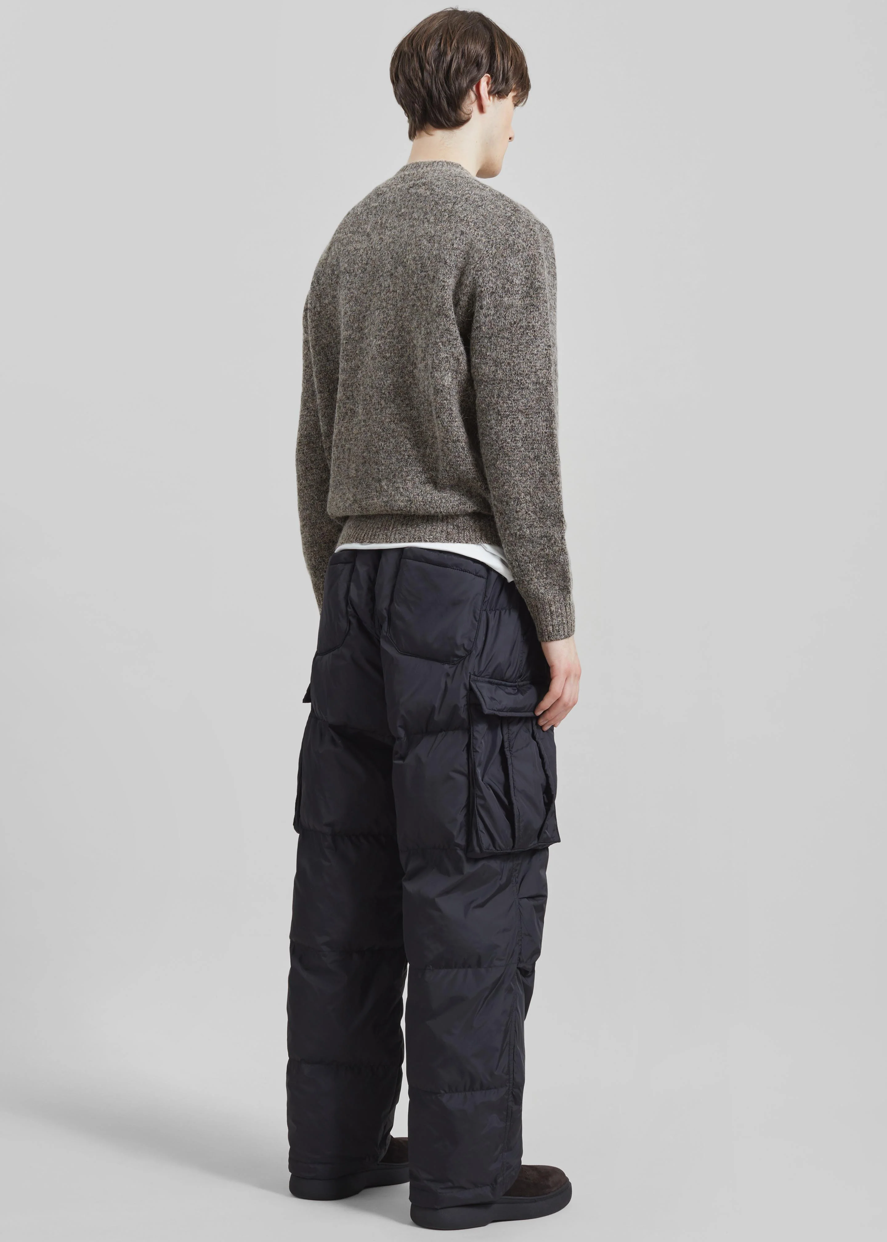 Samsøe Samsøe Safloyd V-Neck Sweater - Fossil Melange - Image 6